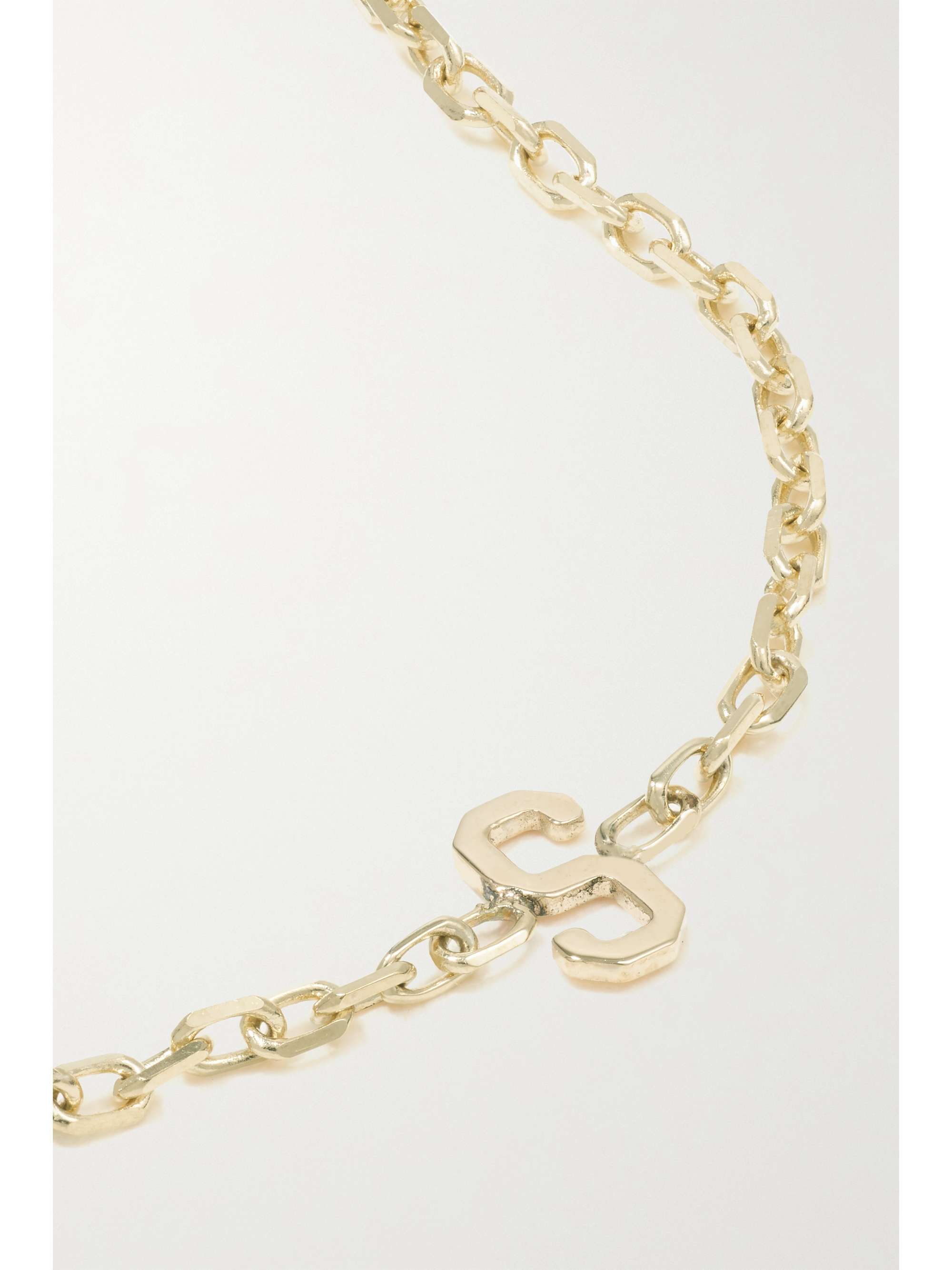 STONE AND STRAND Initial 黄金手链