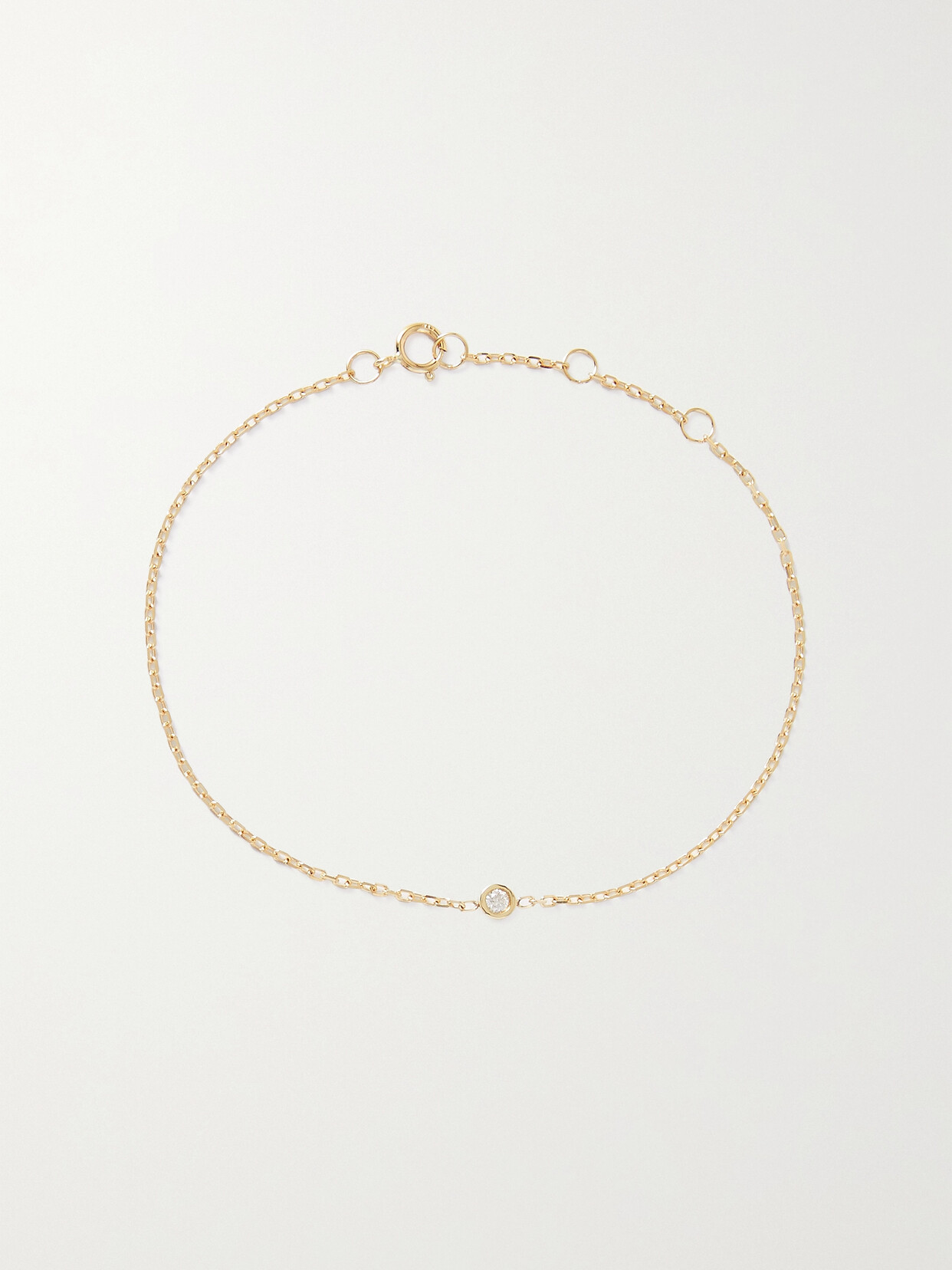 Stone And Strand Gold Diamond Bracelet