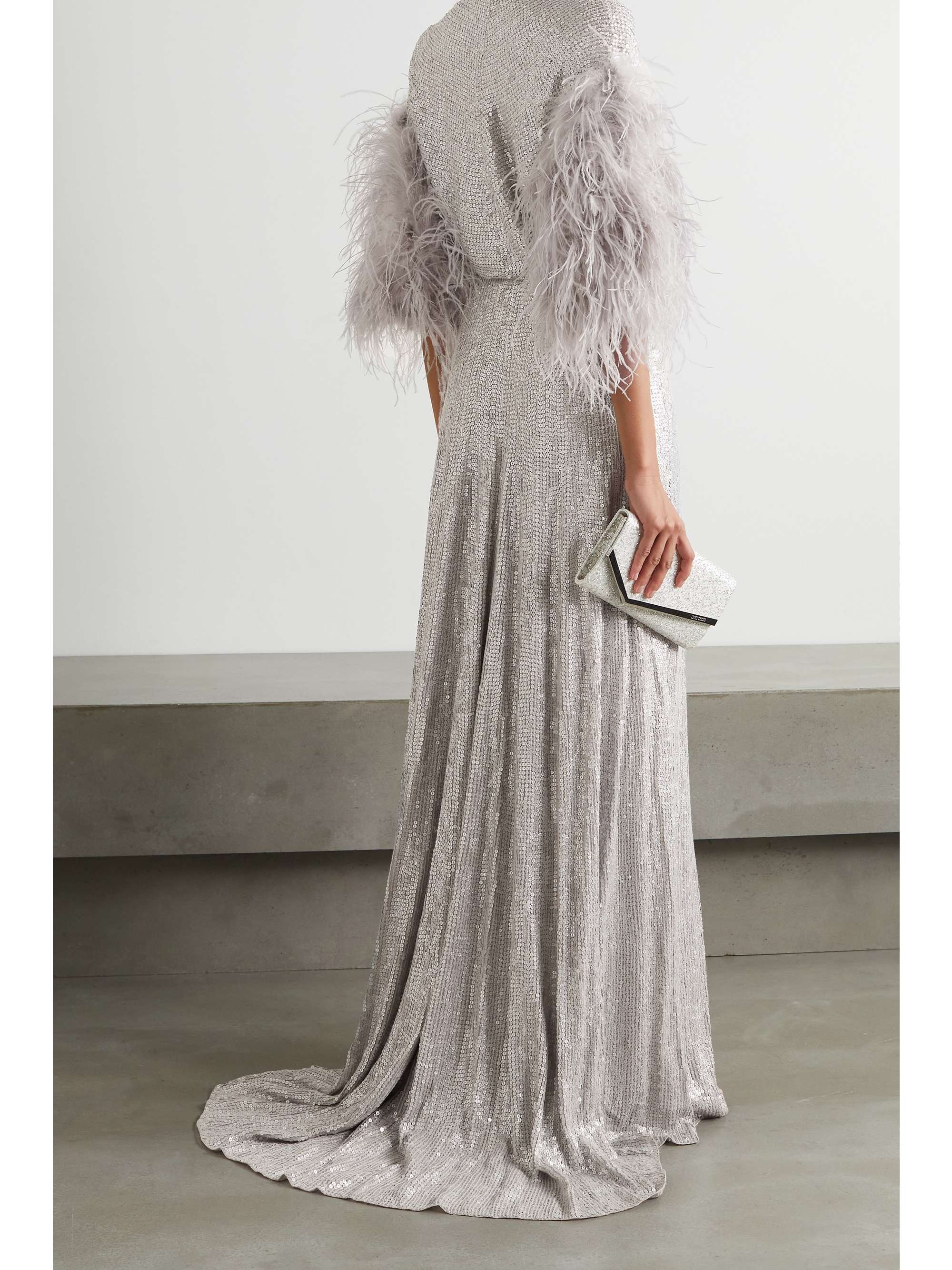 jenny packham feather cape