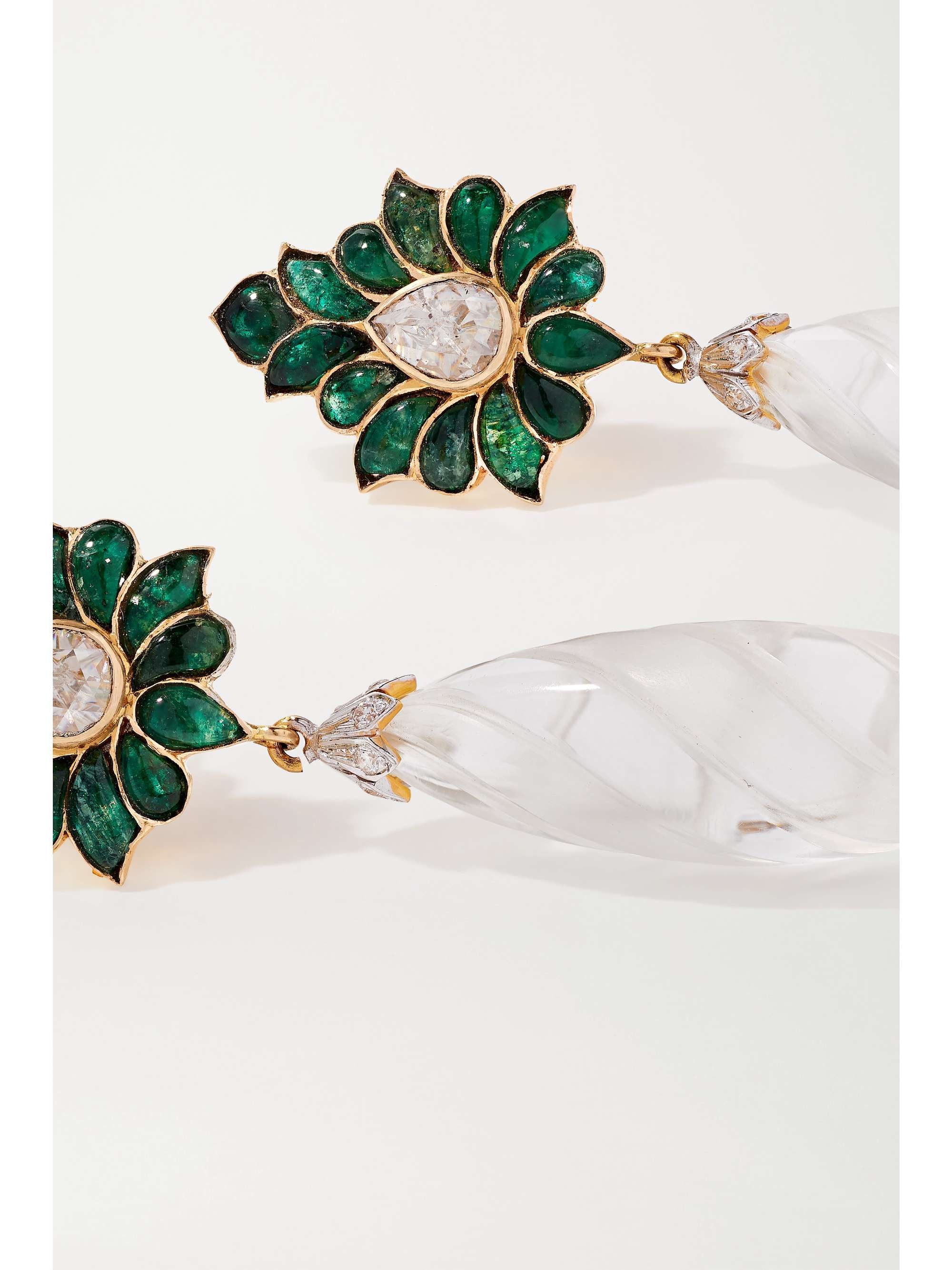 AMRAPALI LONDON 18-karat gold multi-stone earrings
