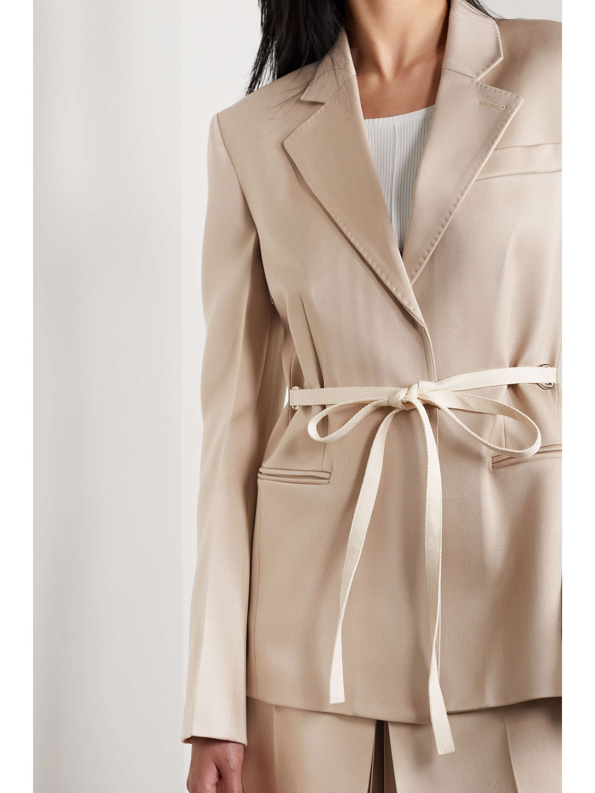 PETER DO Belted wool blazer