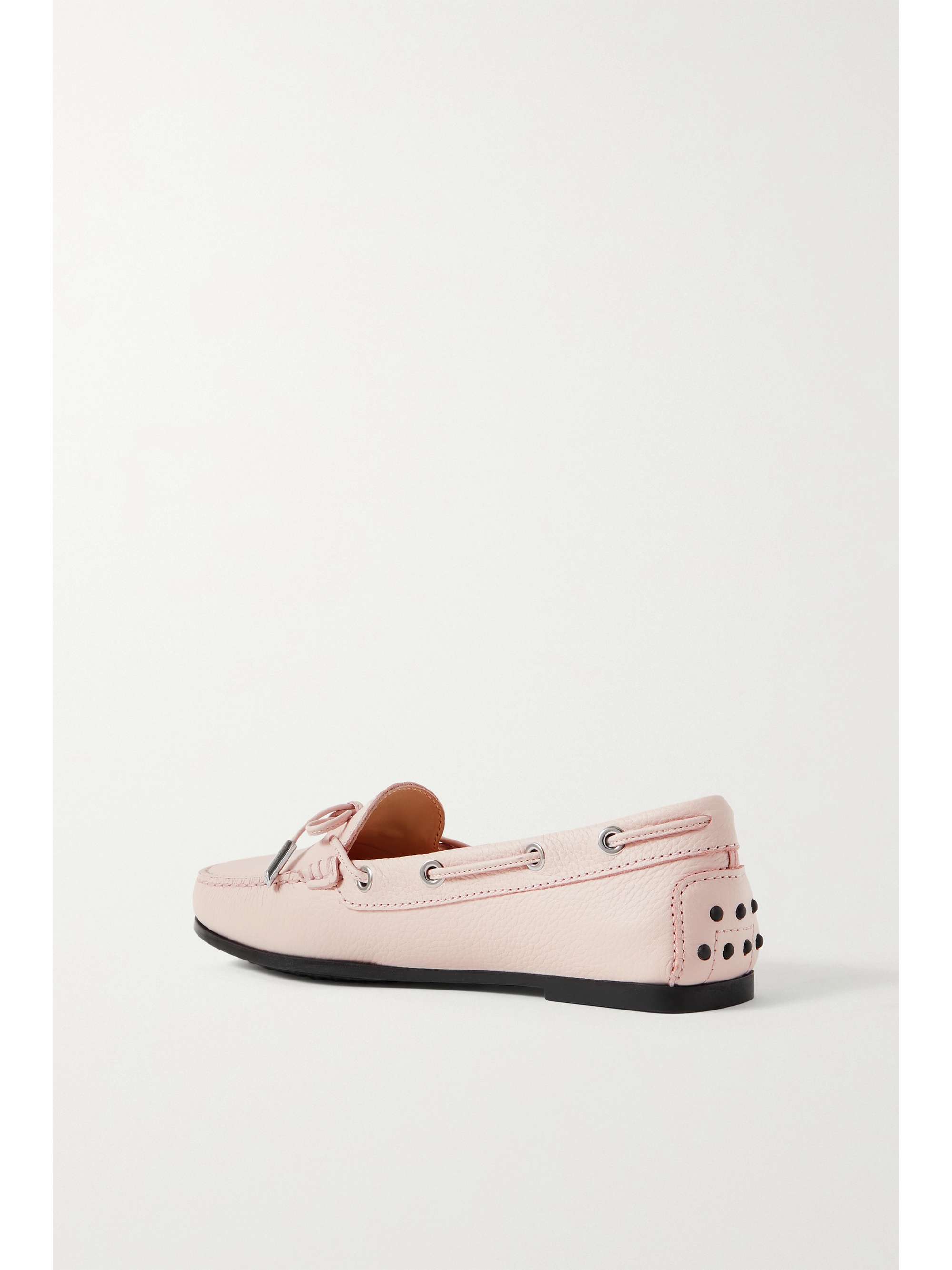 TOD'S City Gommino textured-leather loafers