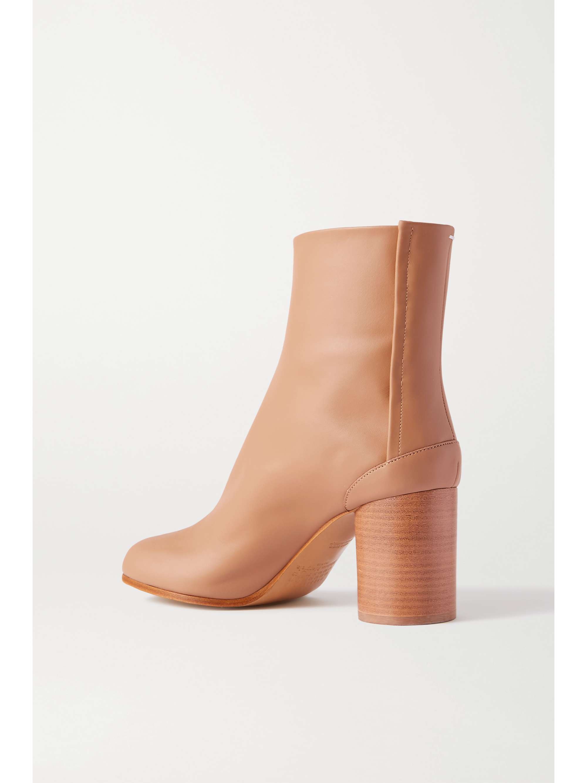 tabi split toe leather ankle boots
