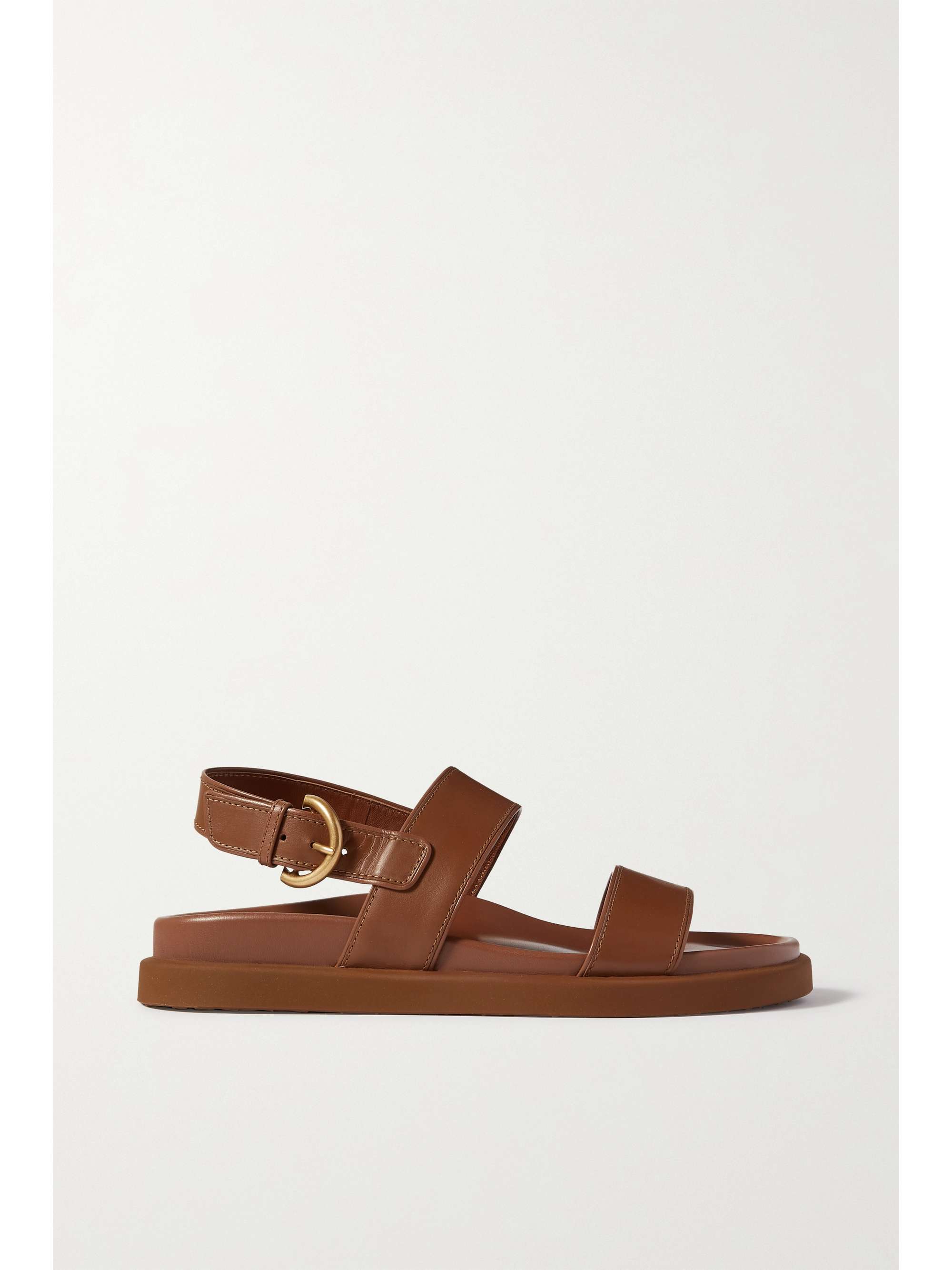 GIANVITO ROSSI Bilbao leather sandals | NET-A-PORTER