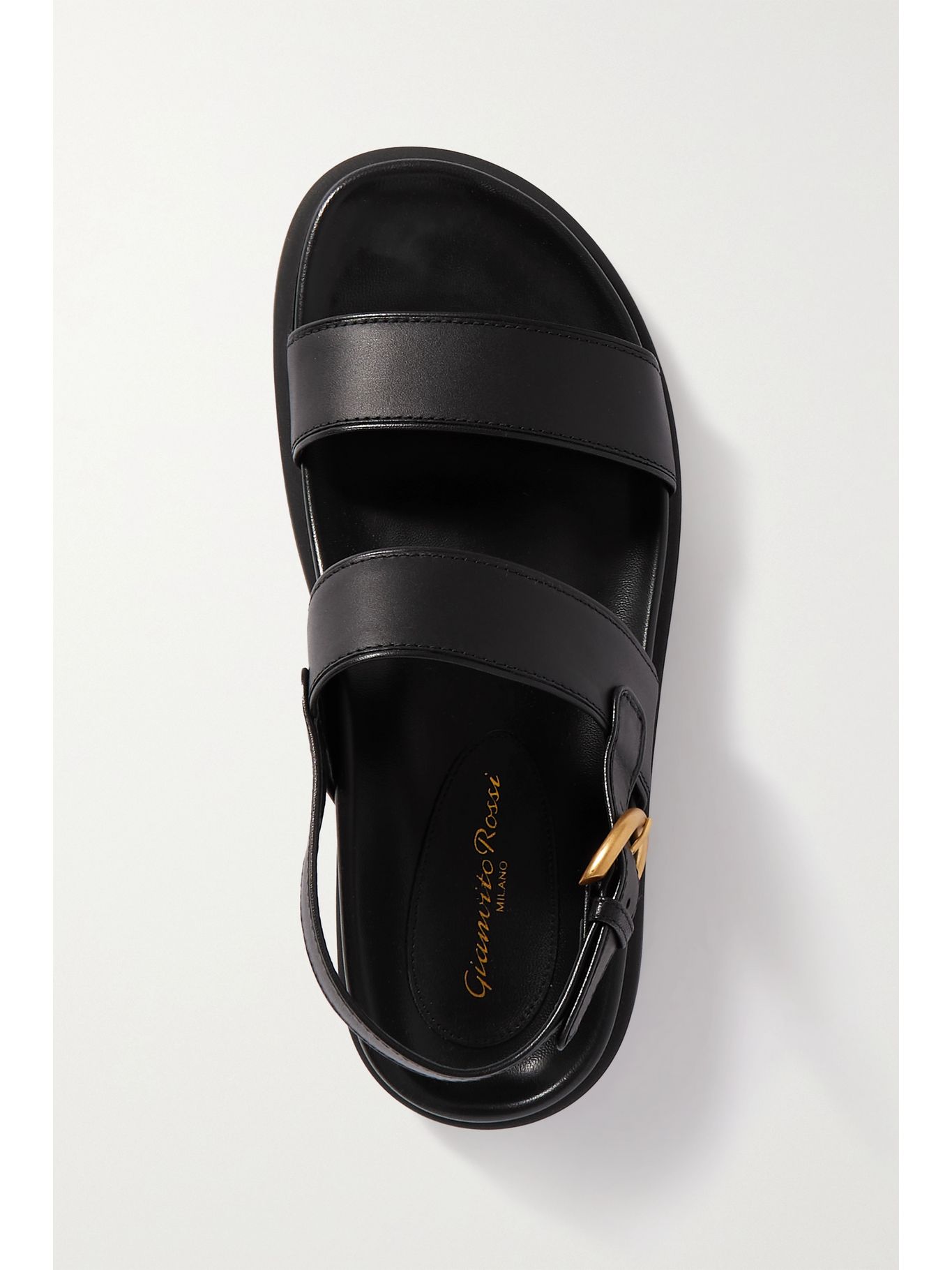 gianvito rossi bilbao leather slingback sandals