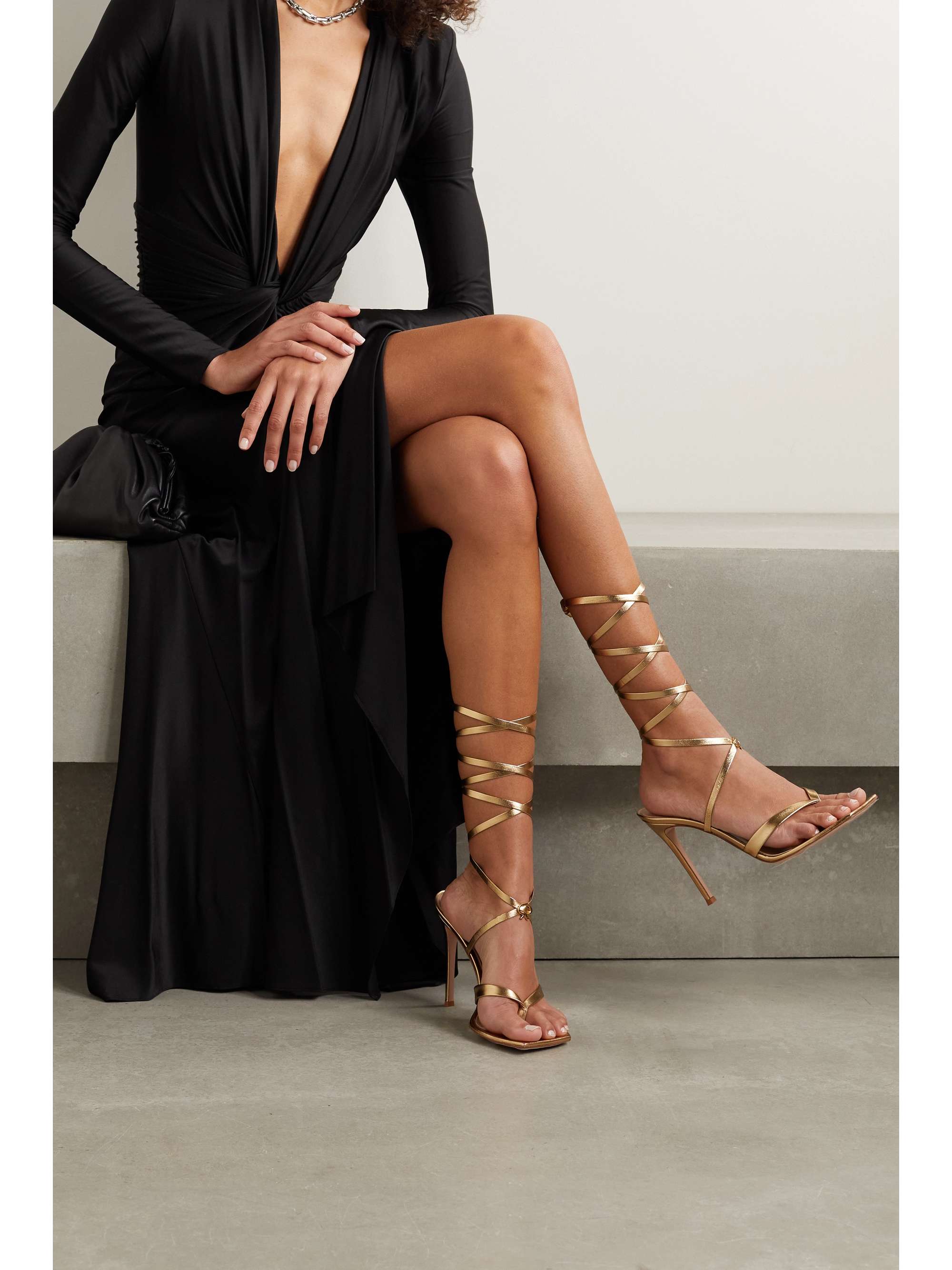 gianvito rossi lace up pumps