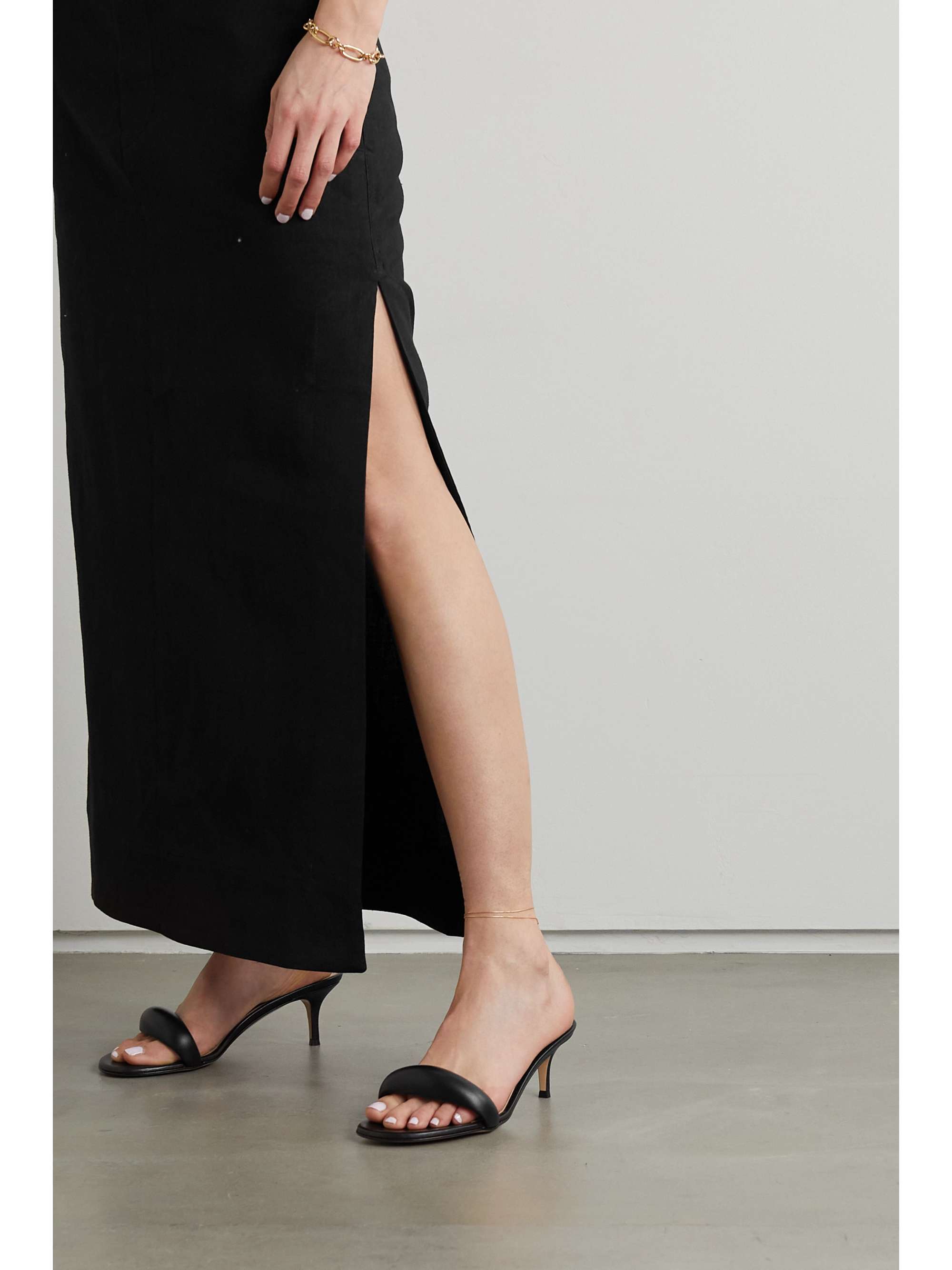 Bijoux 55 leather mules