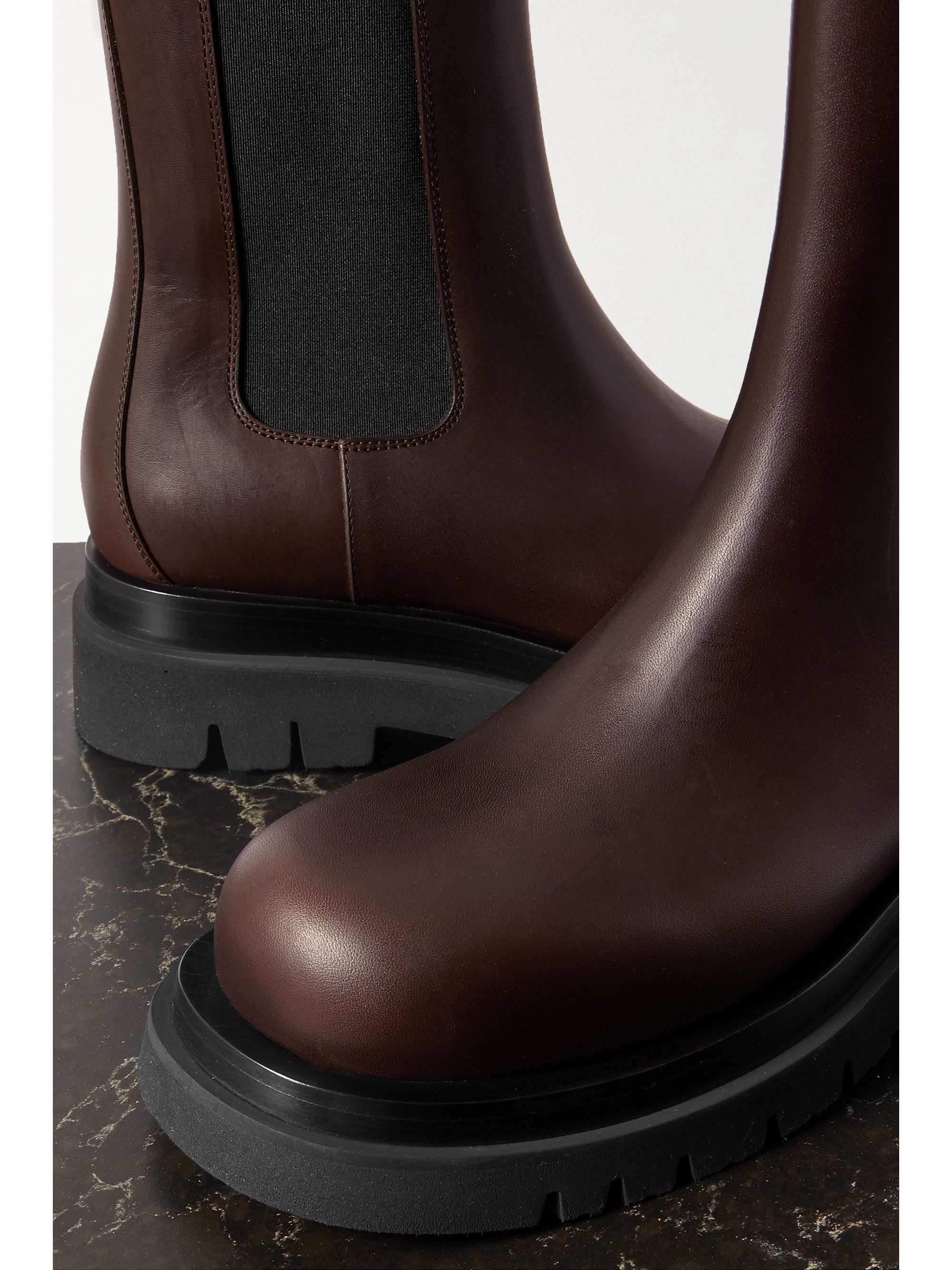 bottega veneta lug leather boot