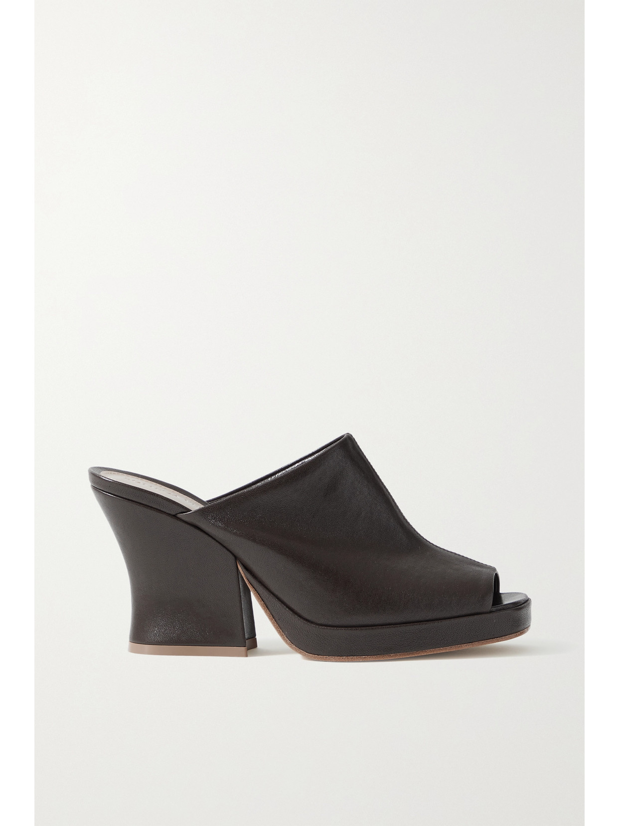 BOTTEGA VENETA LEATHER MULES