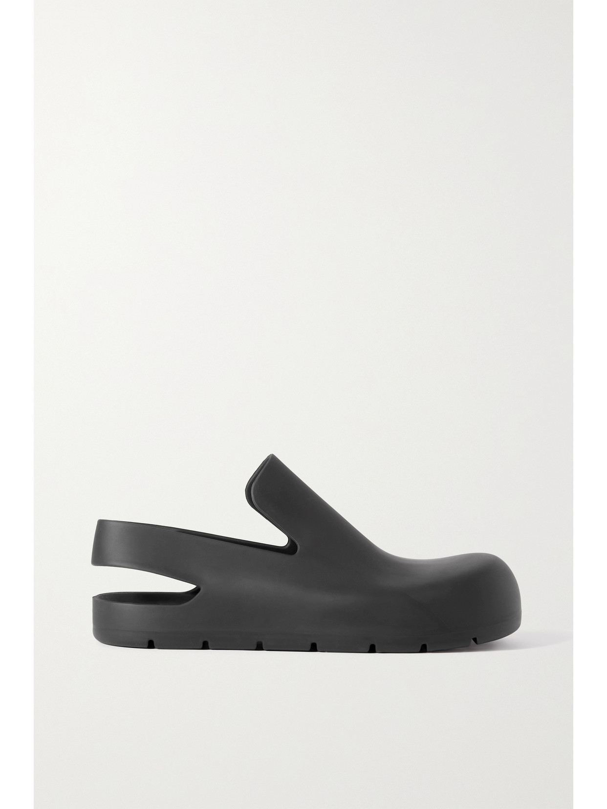 BOTTEGA VENETA PUDDLE RUBBER SLINGBACK CLOGS