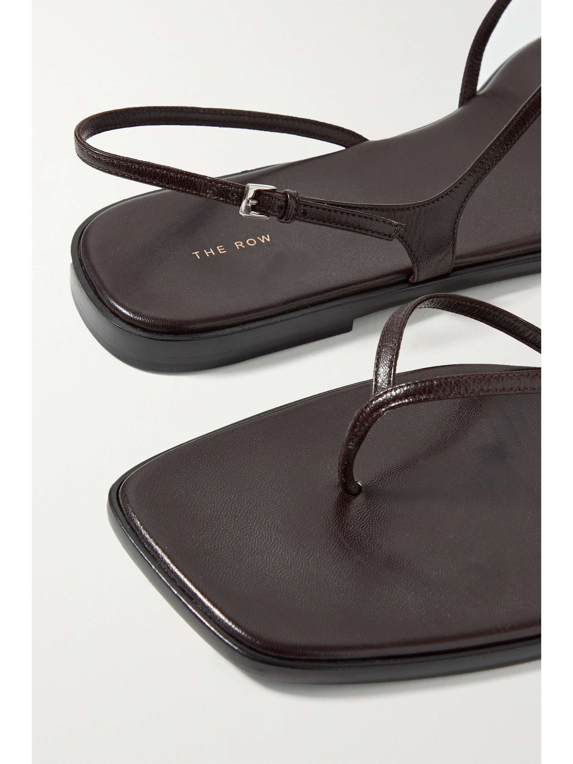 THE ROW Constance leather slingback sandals