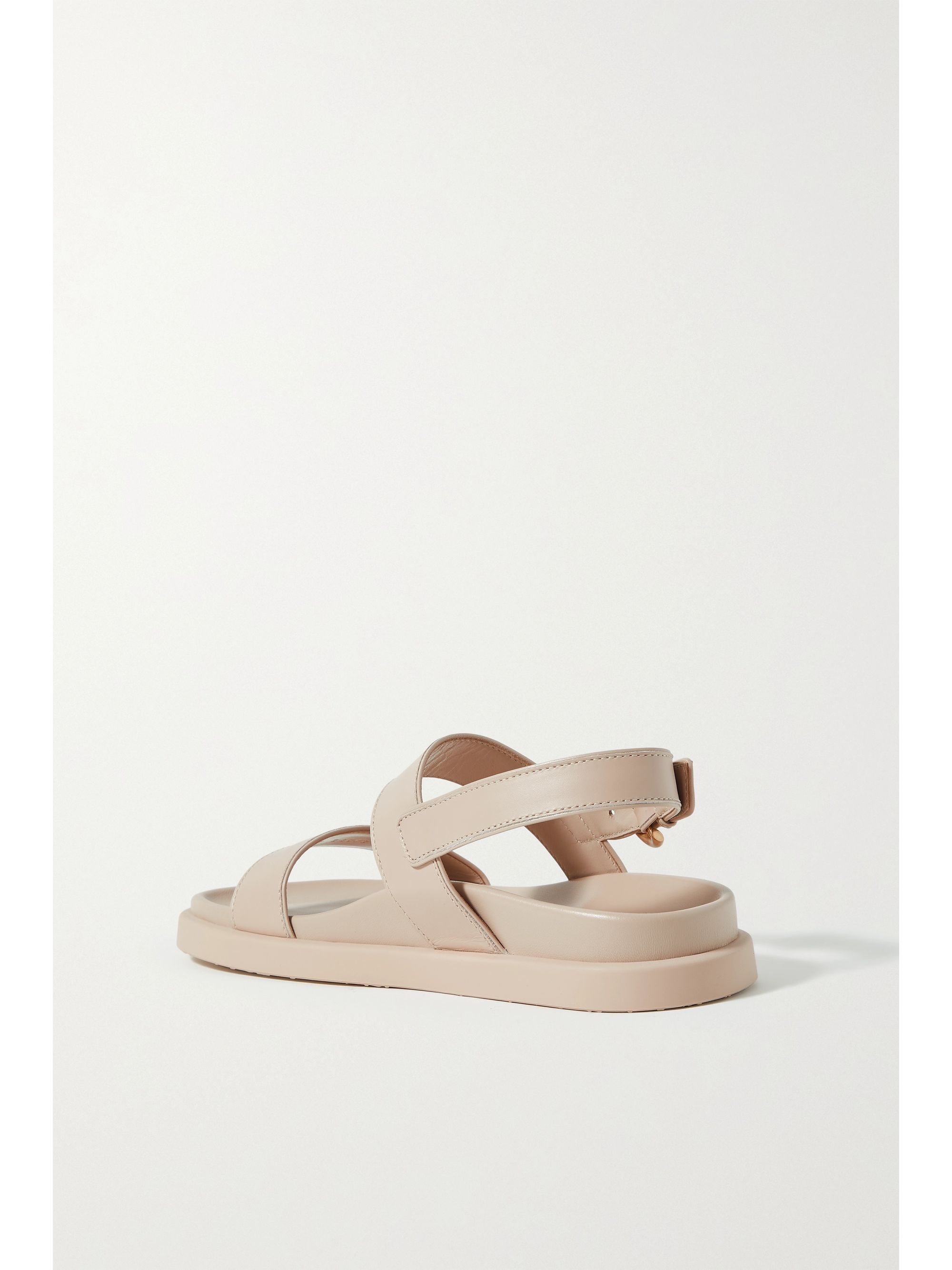 gianvito rossi bilbao leather slingback sandals
