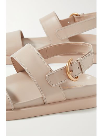 gianvito rossi bilbao leather slingback sandals
