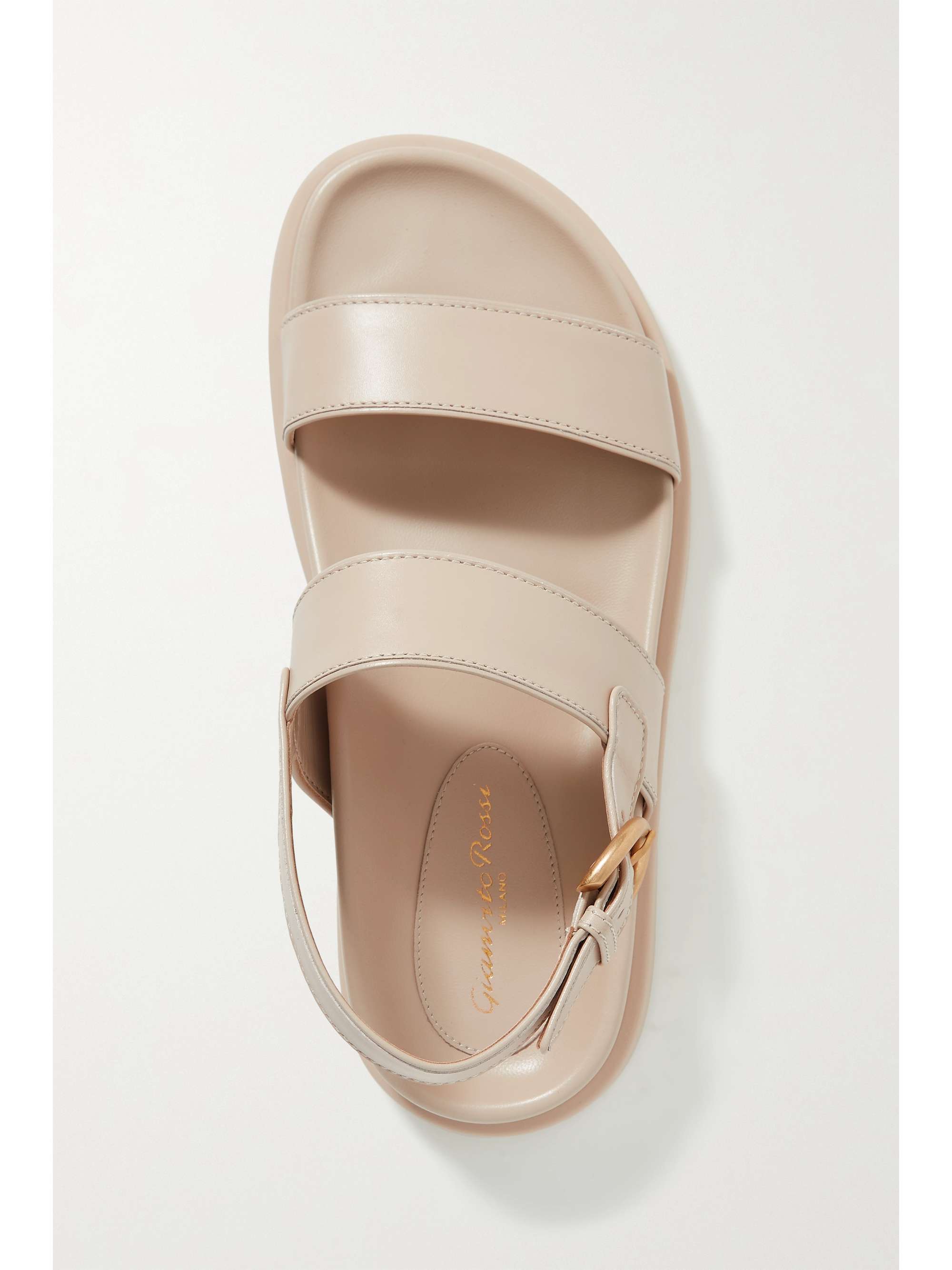 GIANVITO ROSSI Bilbao leather sandals | NET-A-PORTER