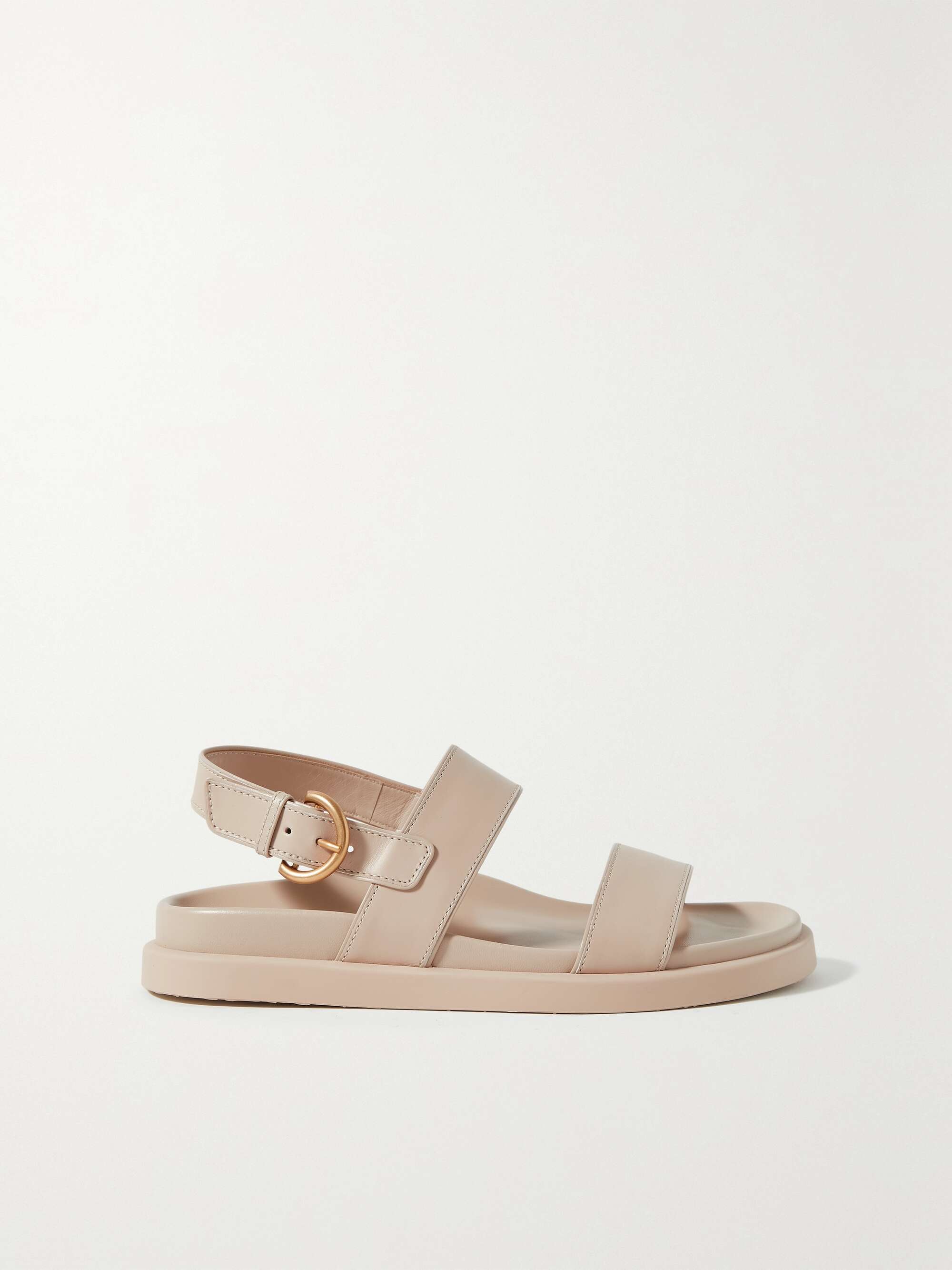 GIANVITO ROSSI Bilbao leather sandals | NET-A-PORTER