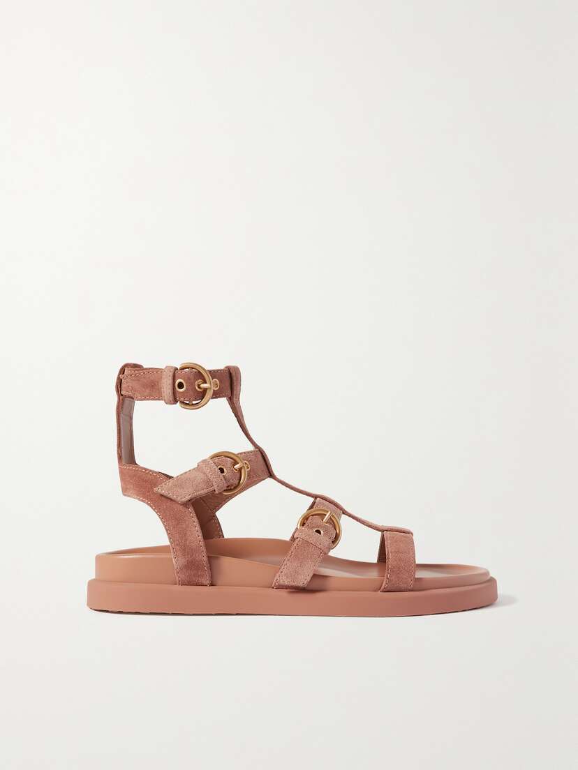 Gianvito Rossi Arena Suede Sandals