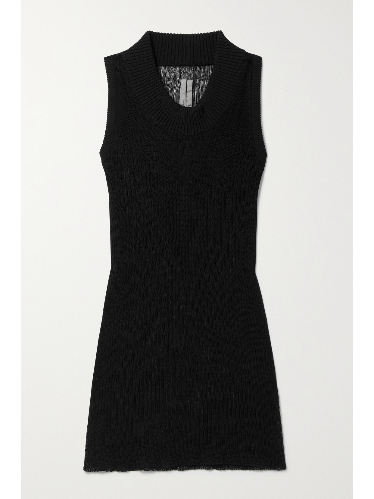 Rick Owens Membrane Ribbed Cotton Tank