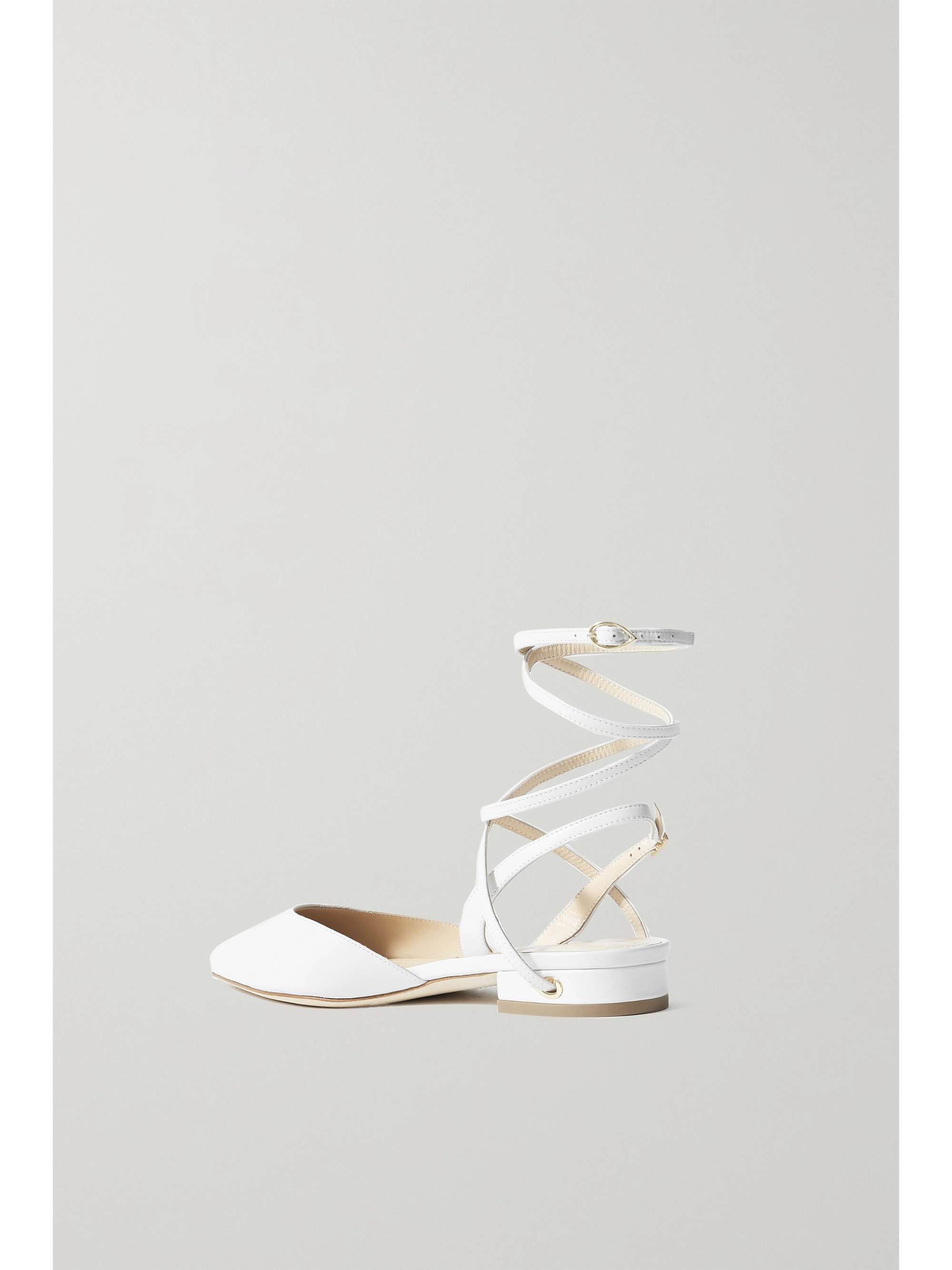 JENNIFER CHAMANDI Vittorio leather point-toe flats