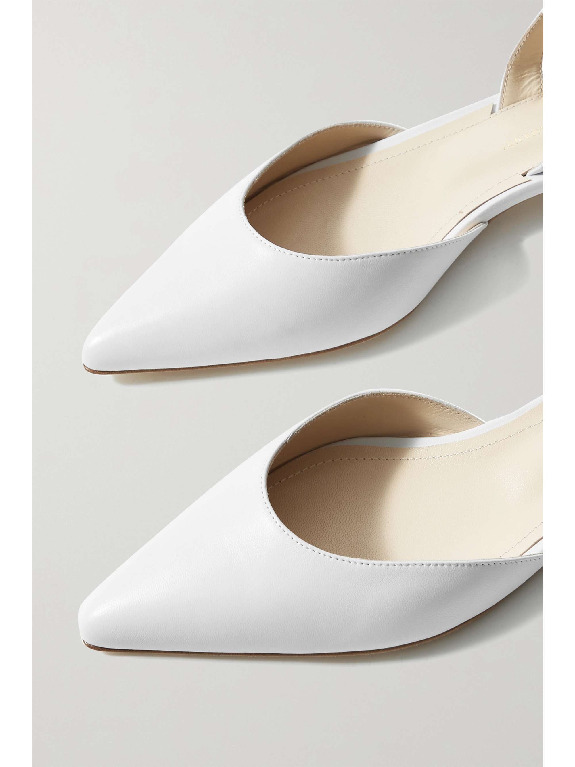 JENNIFER CHAMANDI Vittorio leather point-toe flats
