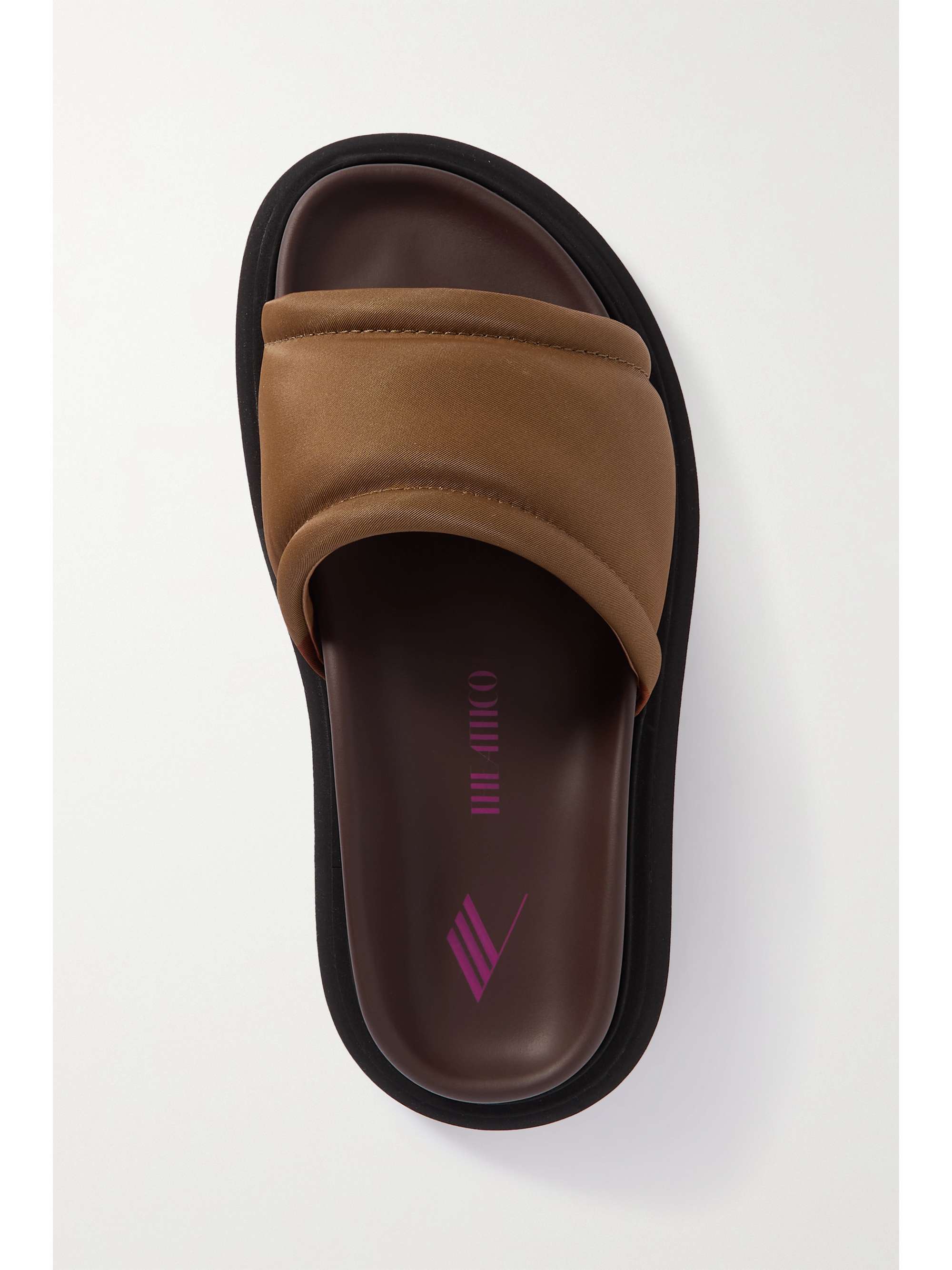 THE ATTICO Noah satin slides