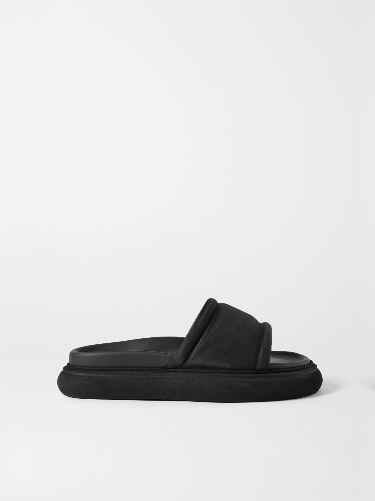 The Attico Noah Satin Slides