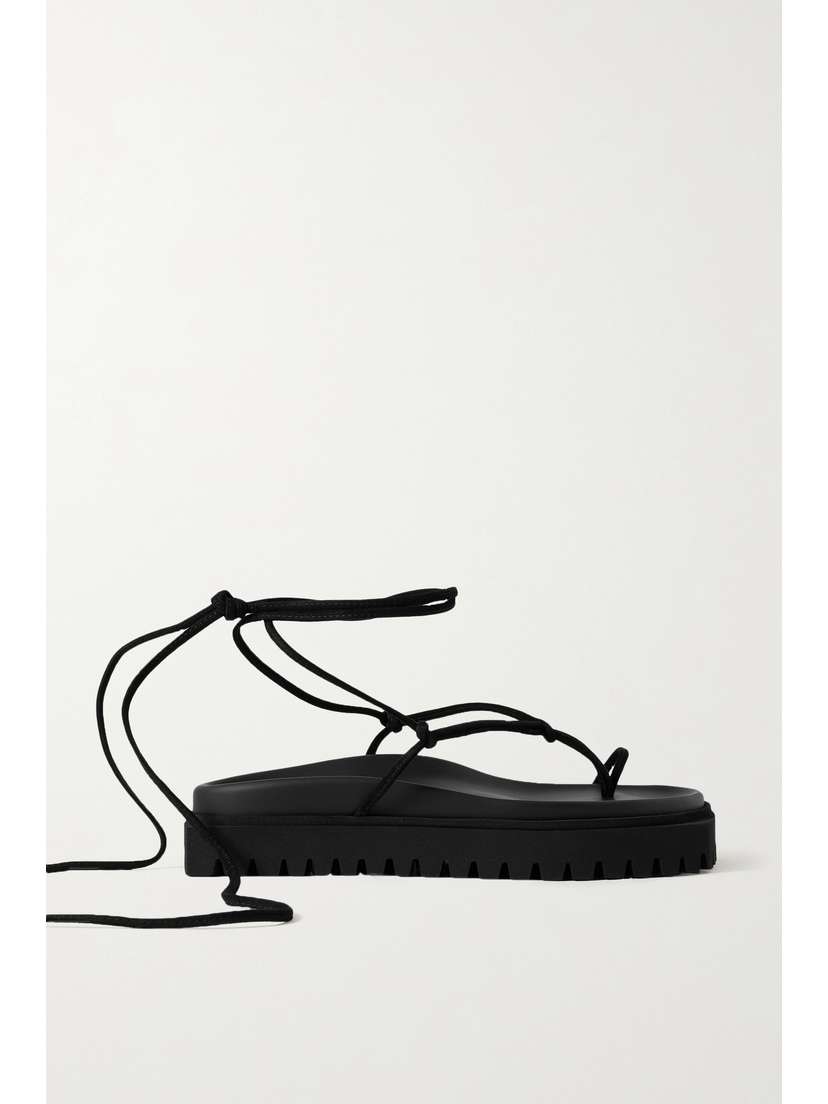 The Attico Suede Platform Sandals