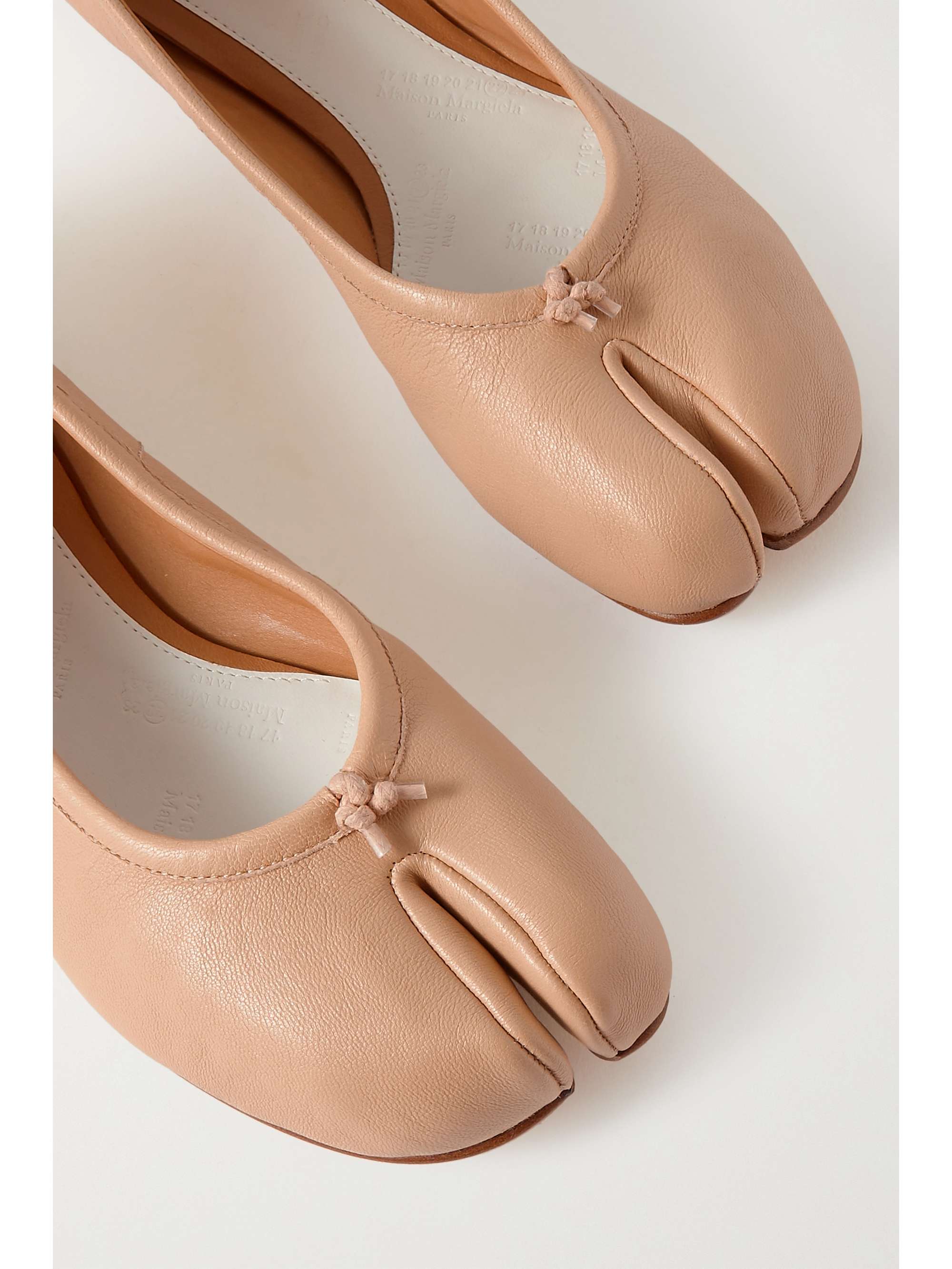 MAISON MARGIELA Tabi split-toe satin ballet flats