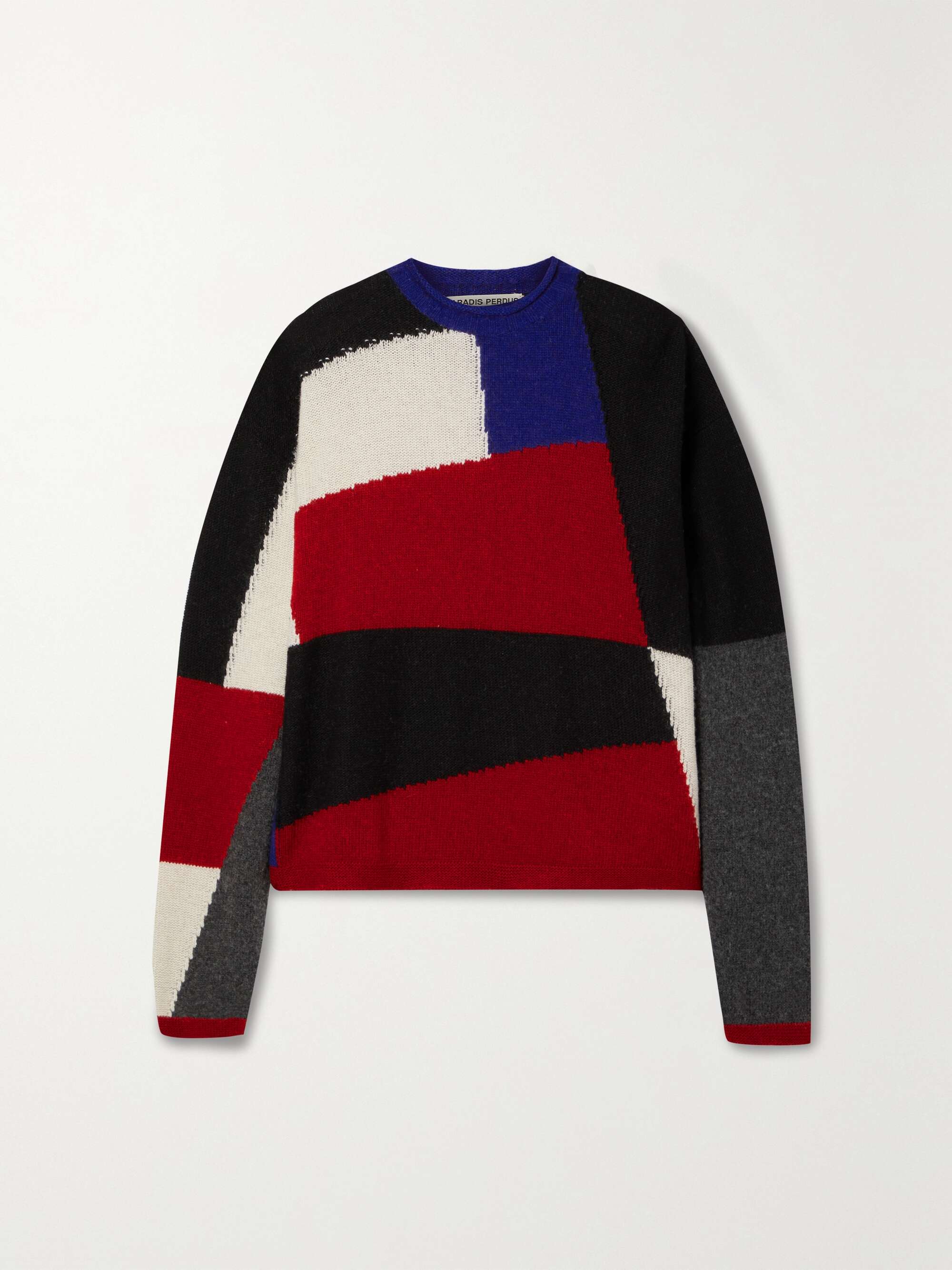 PARADIS PERDUS + NET SUSTAIN Joseph color-block recycled knitted sweater