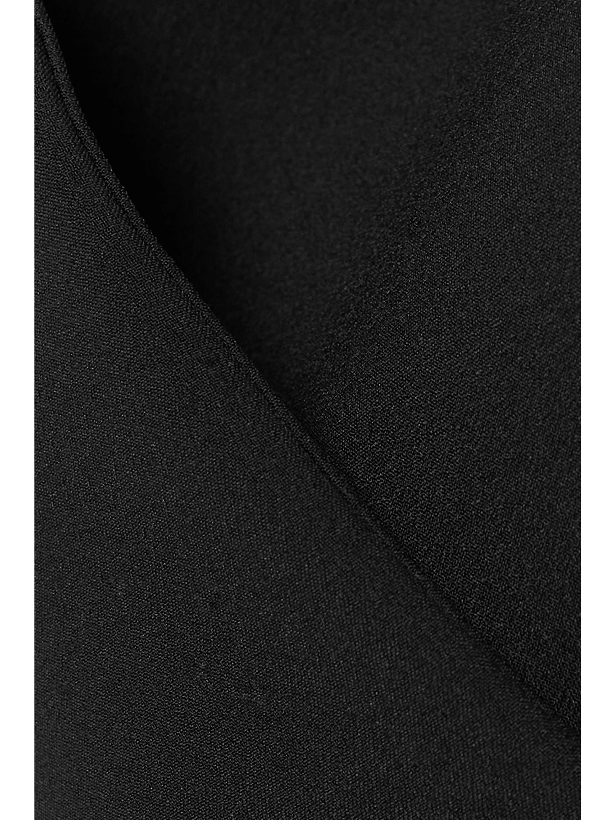SOLACE LONDON Lotta off-the-shoulder stretch-crepe gown