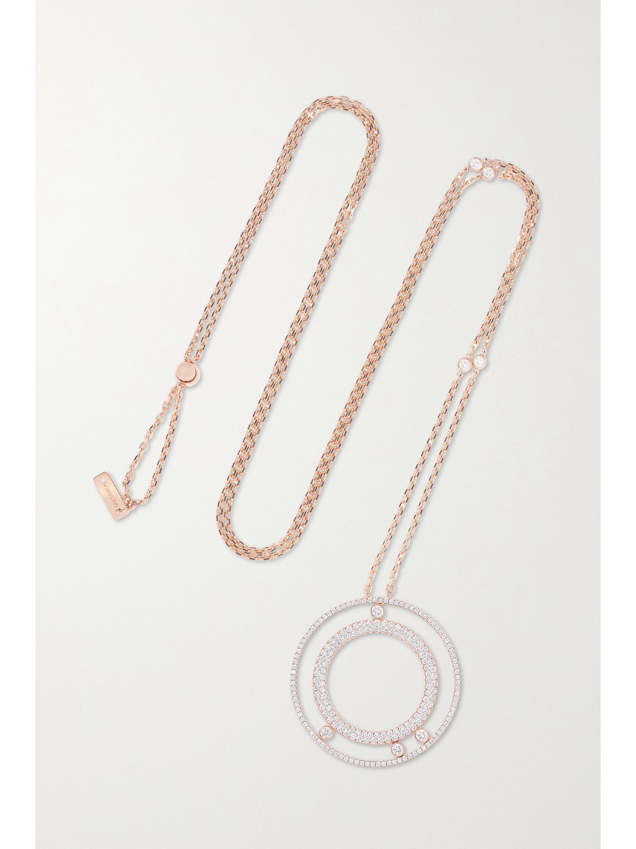 Messika - Move Romane 18-karat Rose Gold Diamond Necklace - one size 22 Awaiting product image