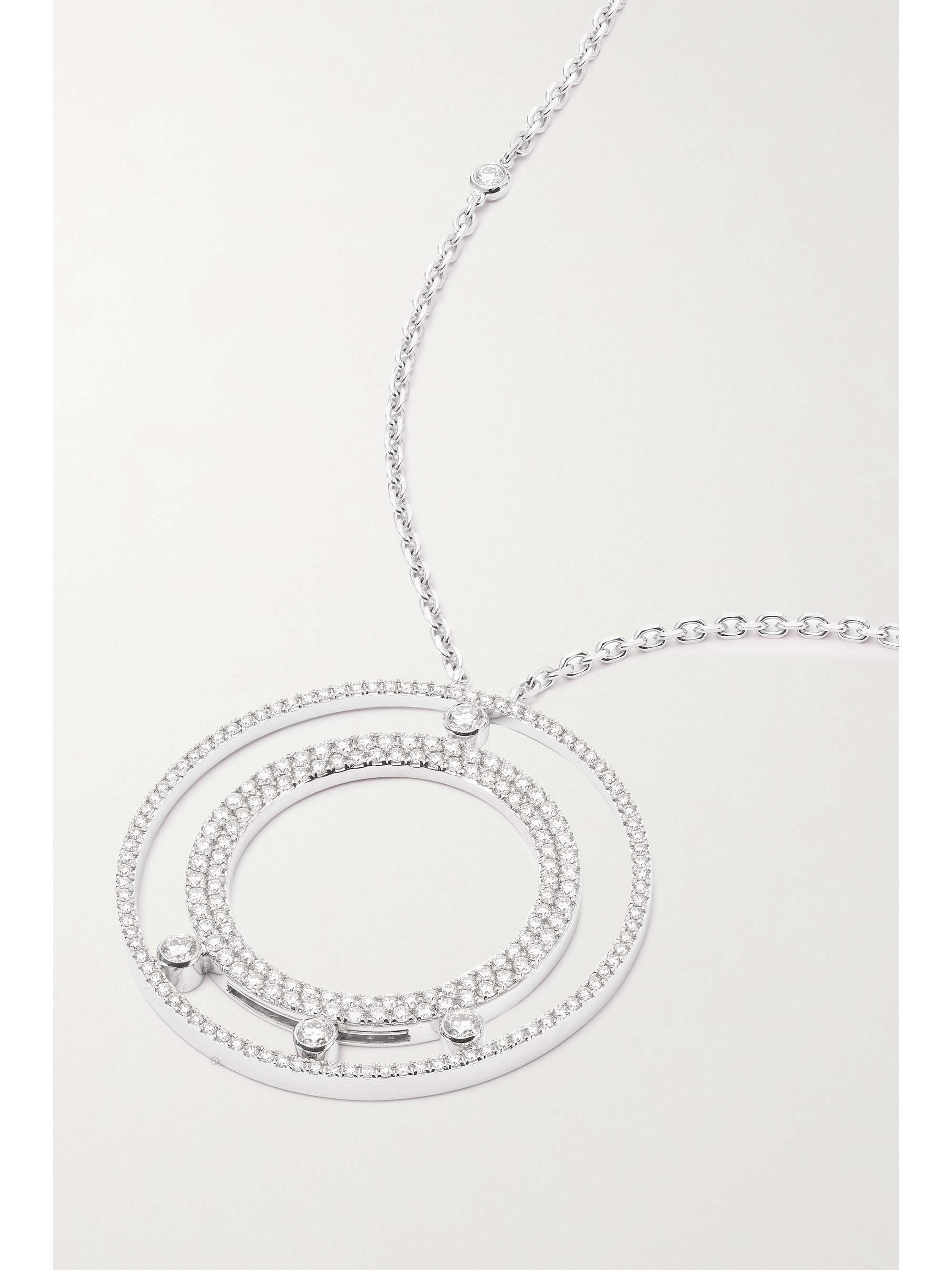 MESSIKA Move Romane 18-karat white gold diamond necklace