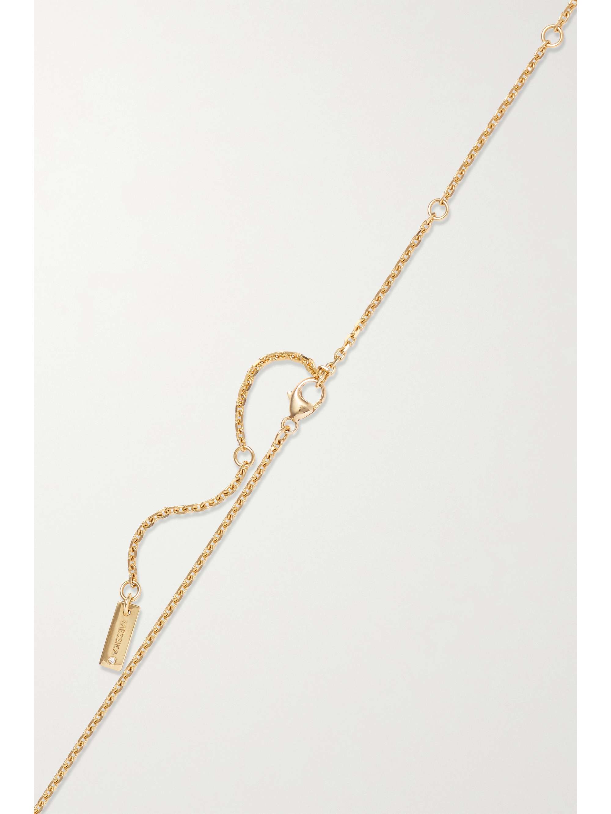 MESSIKA Lucky Move 18-karat gold diamond necklace