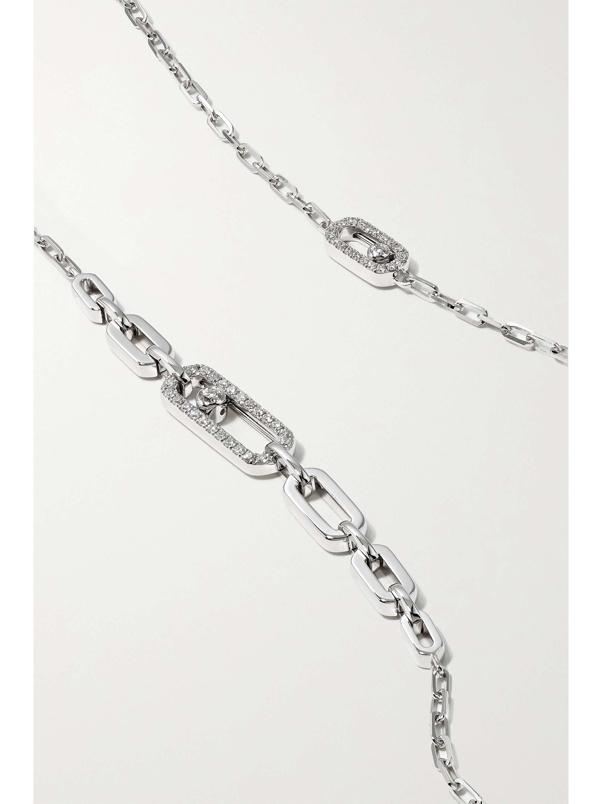 MESSIKA Move Uno 18-karat rose gold diamond necklace