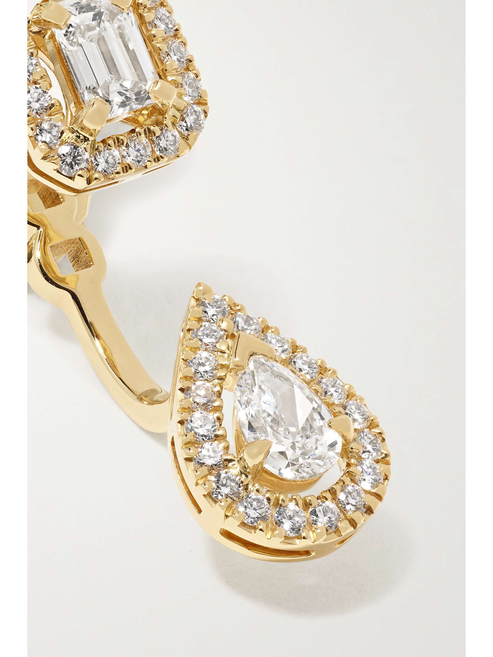 MESSIKA My Twin Toi & Moi 18-karat gold diamond earrings