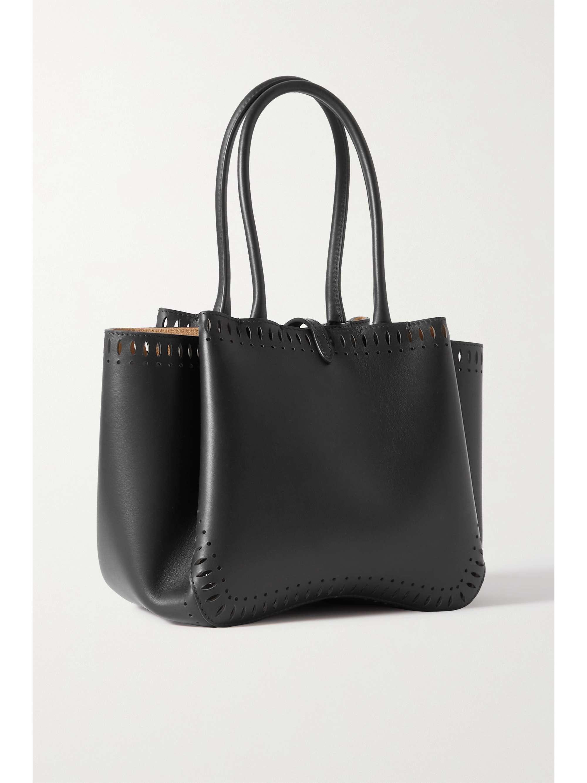 ALAÏA Angèle 20 XS laser-cut leather tote | NET-A-PORTER