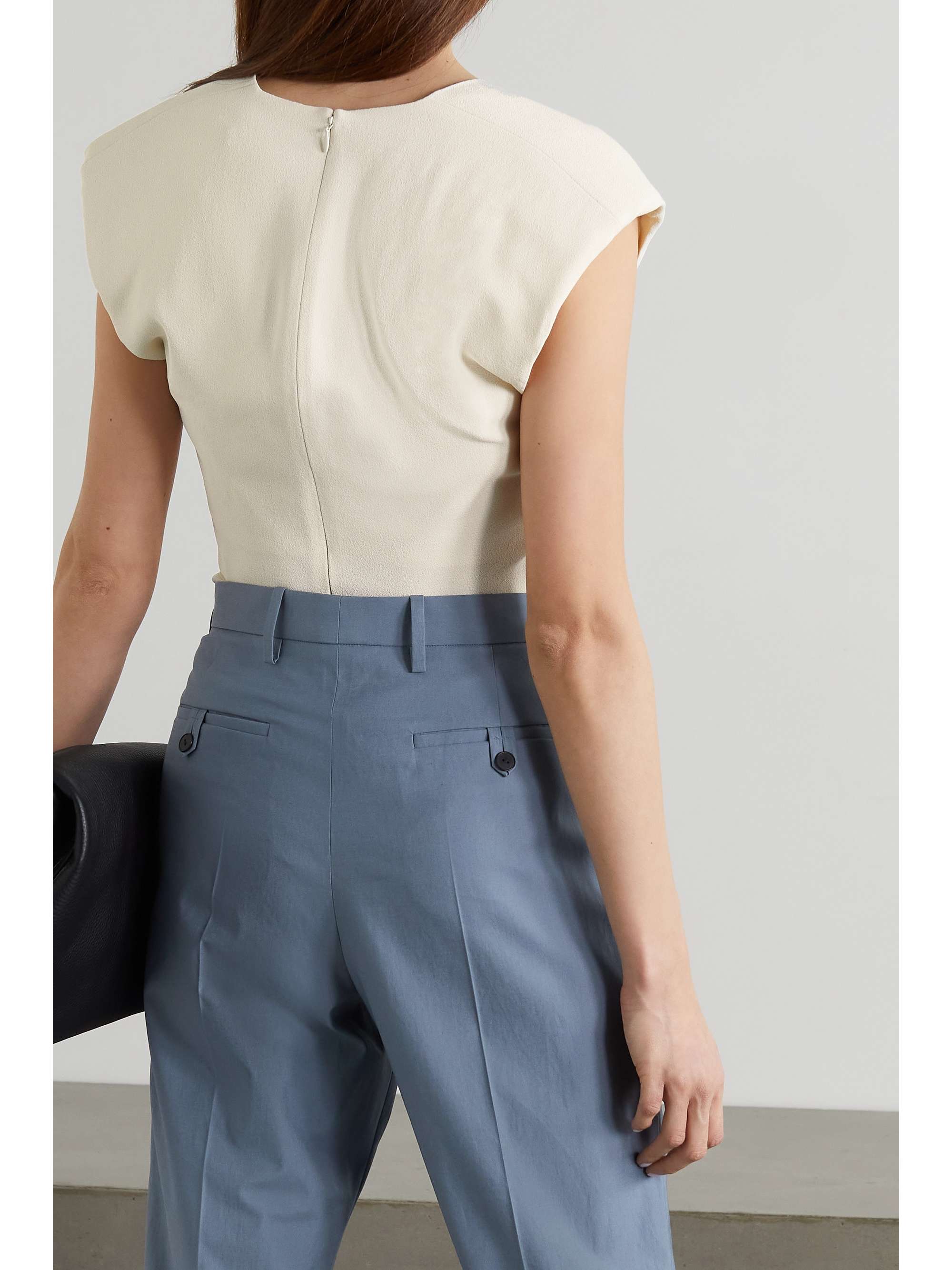 GAUCHERE Selune crepe top