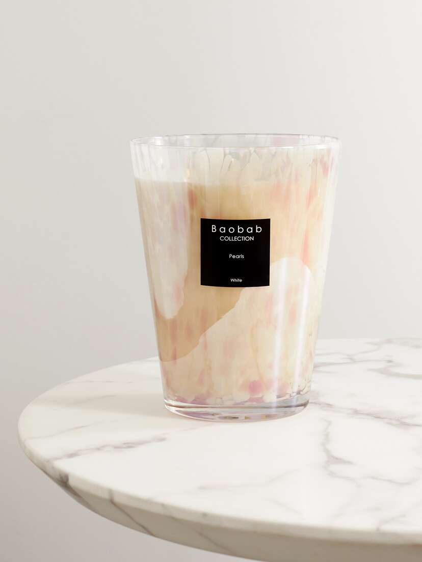 BAOBAB COLLECTION White Pearls Max 24 Scented Candle, 5kg