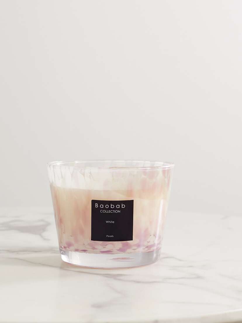 BAOBAB COLLECTION White Pearls Max 10 Scented Candle, 1.3kg