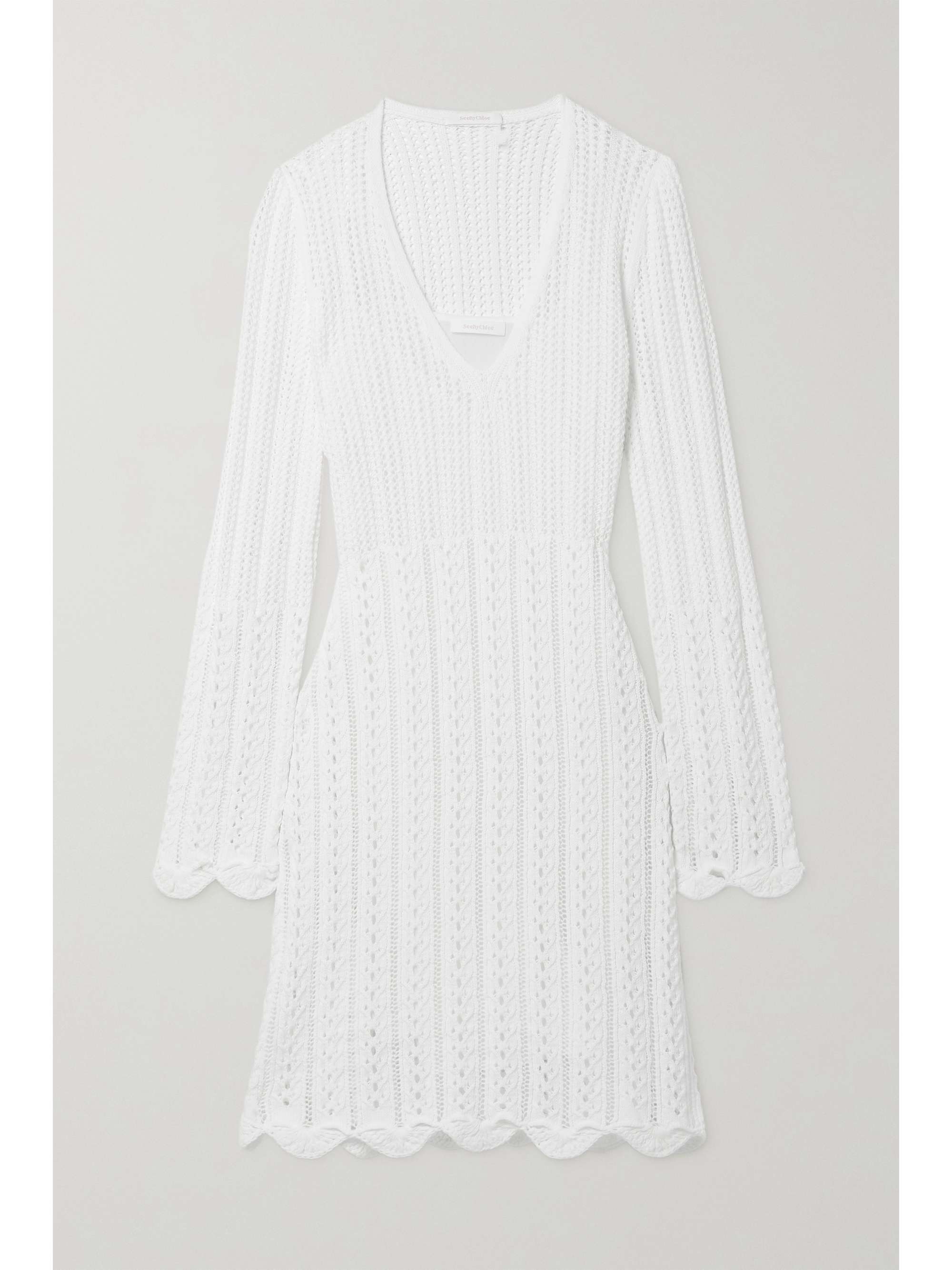 see by chloe crochet dress