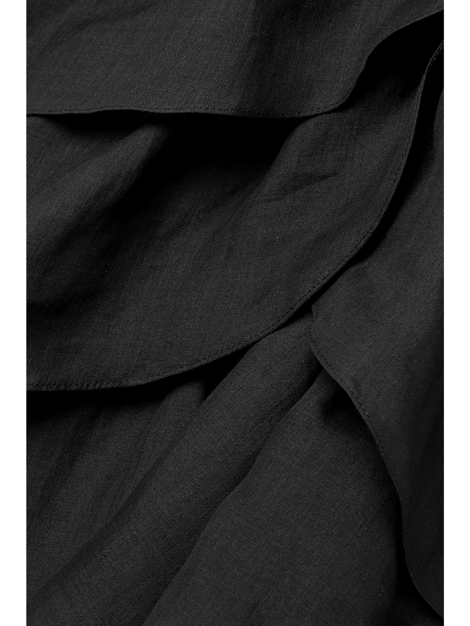ISABEL MARANT Jaekia tiered ramie mini dress