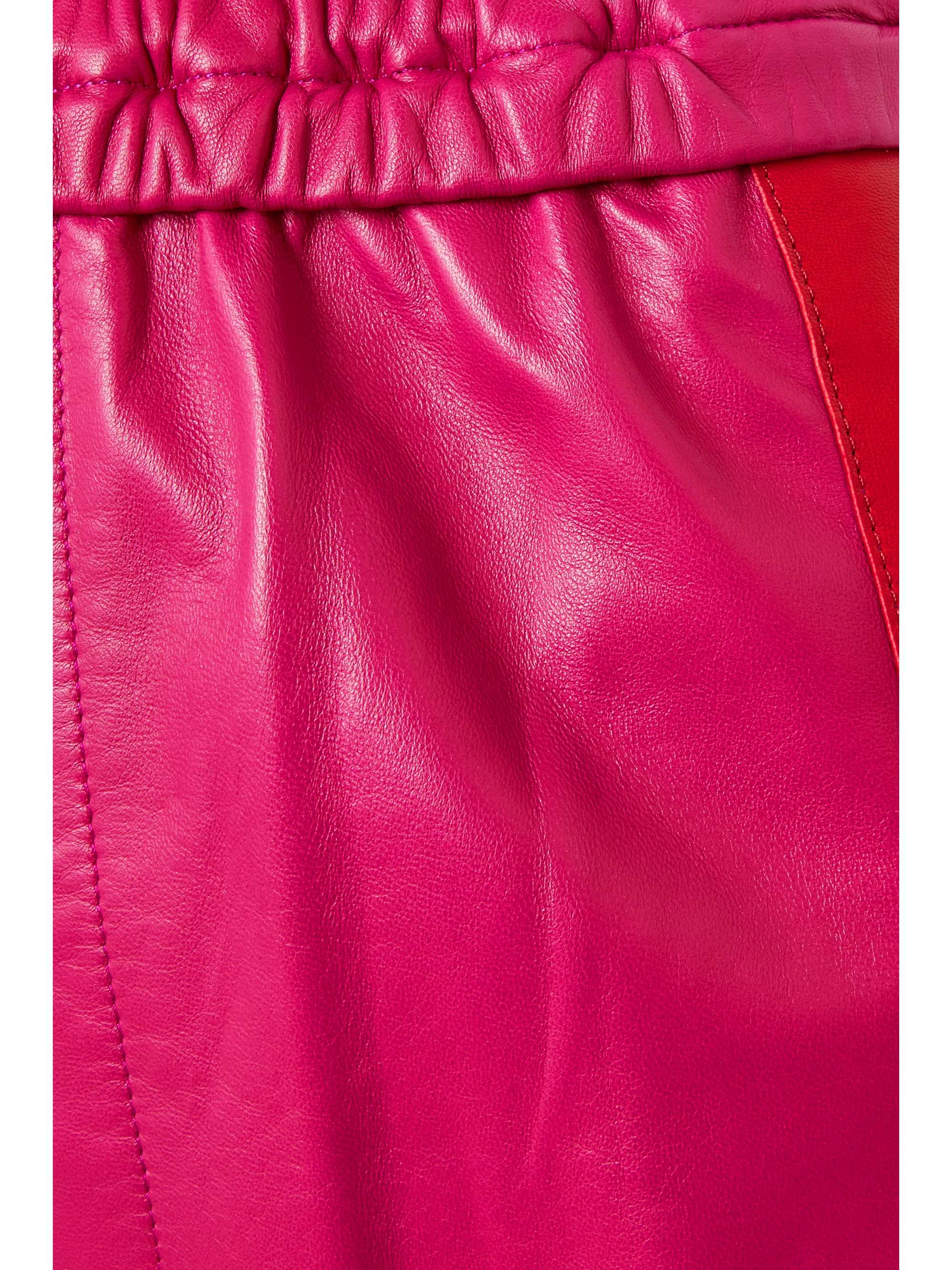 ISABEL MARANT Ailenoba striped leather track pants