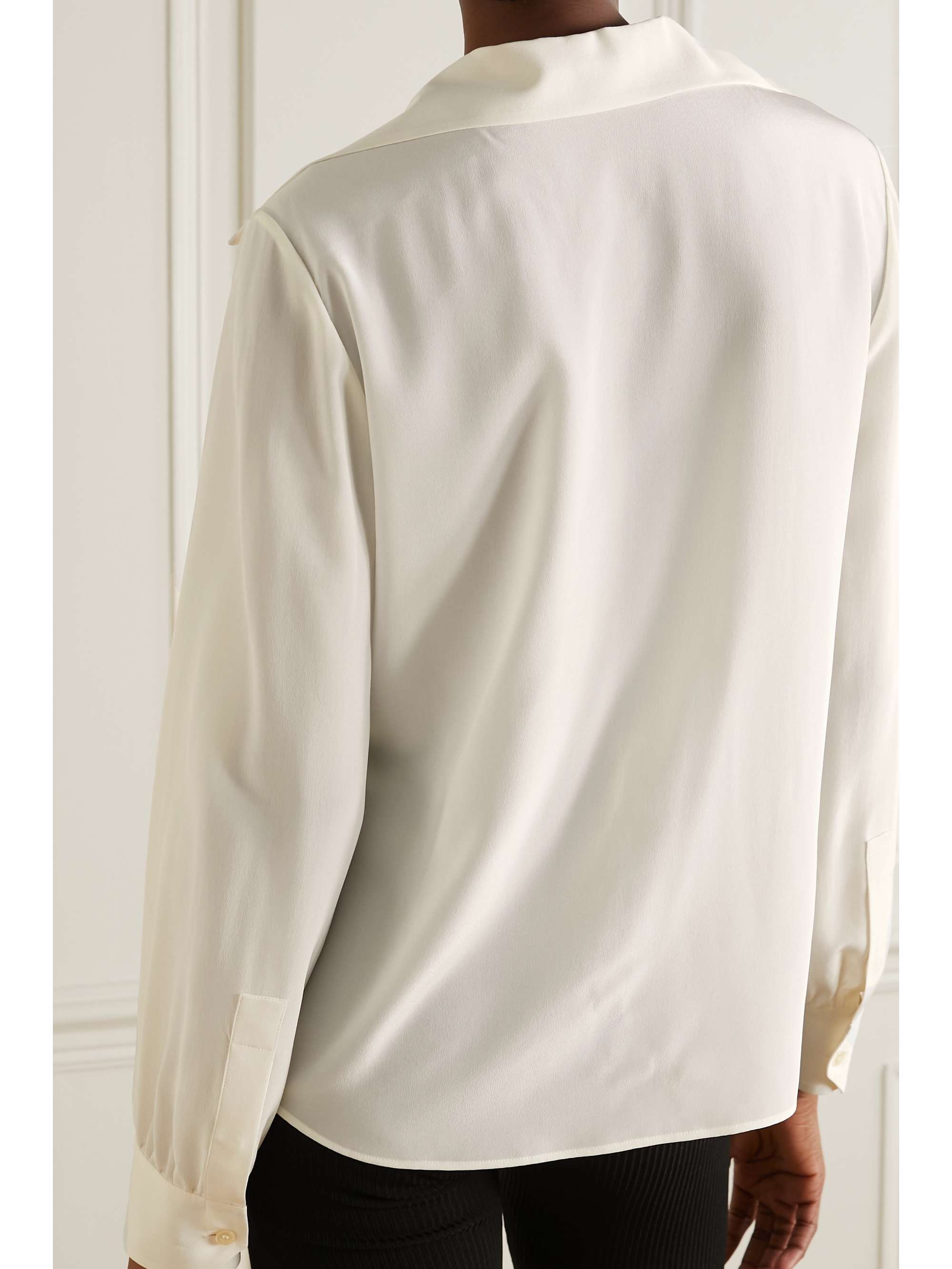 silk saint laurent shirt