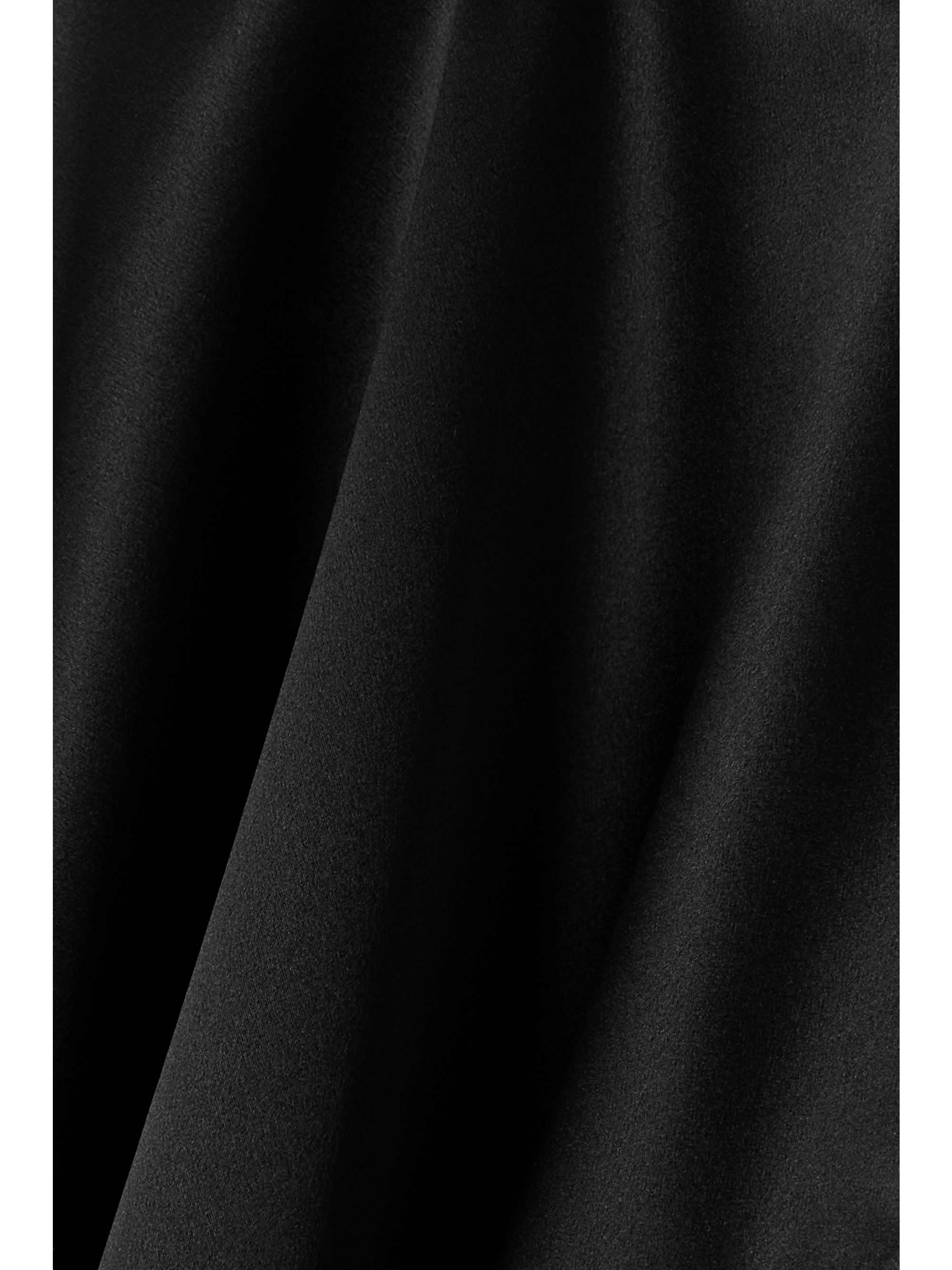 black silk turtleneck blouse