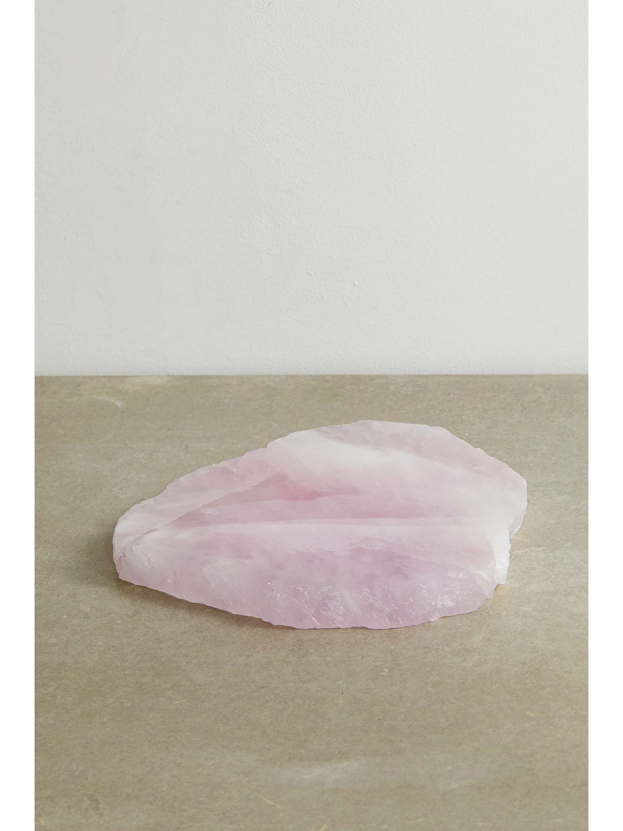 JIA JIA Large rose quartz display tray