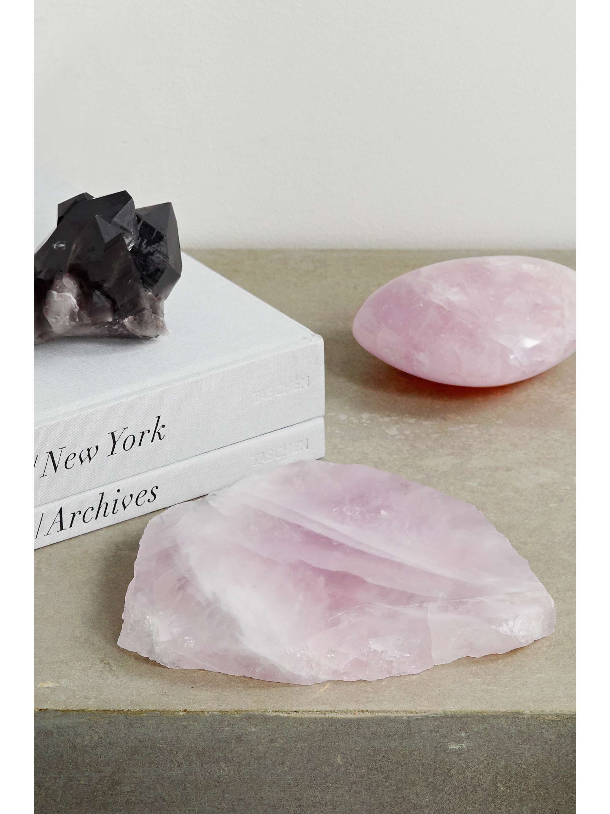 JIA JIA Large rose quartz display tray