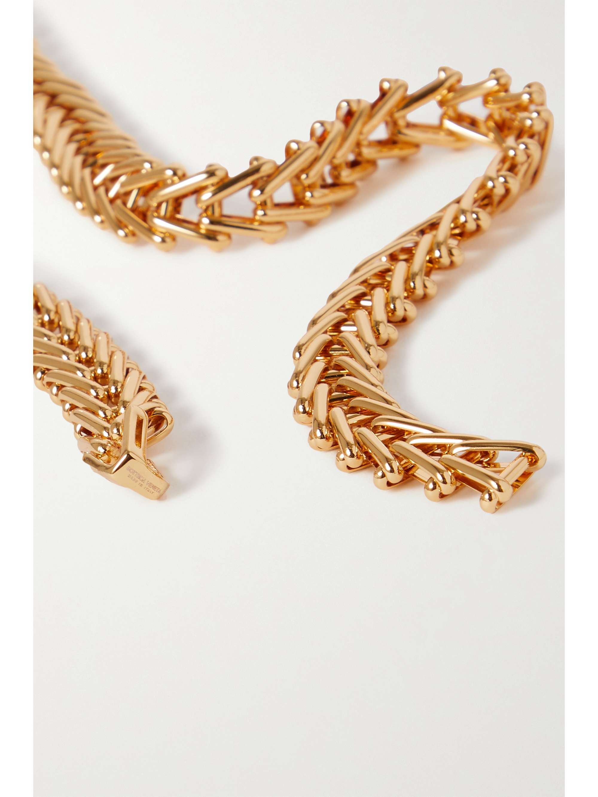 BOTTEGA VENETA Gold-tone belt