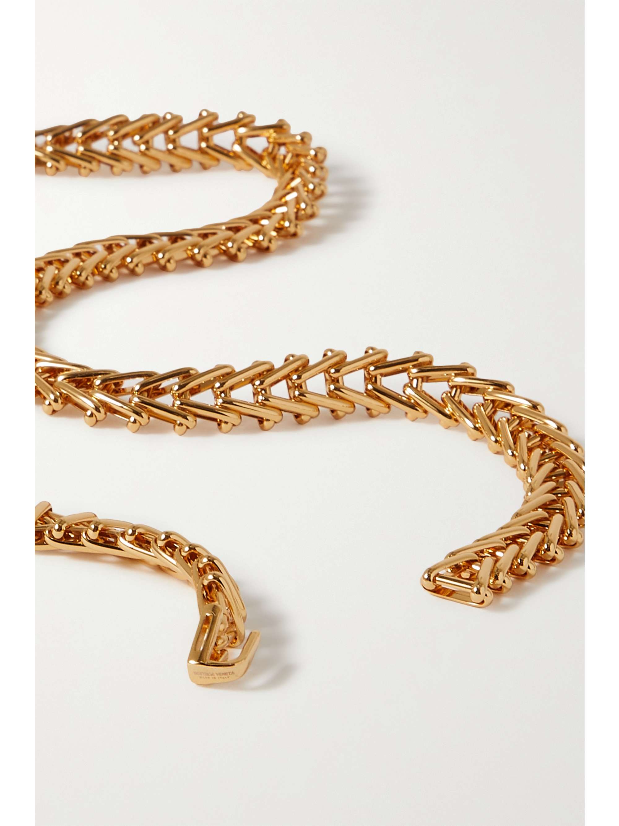 BOTTEGA VENETA Gold-tone belt