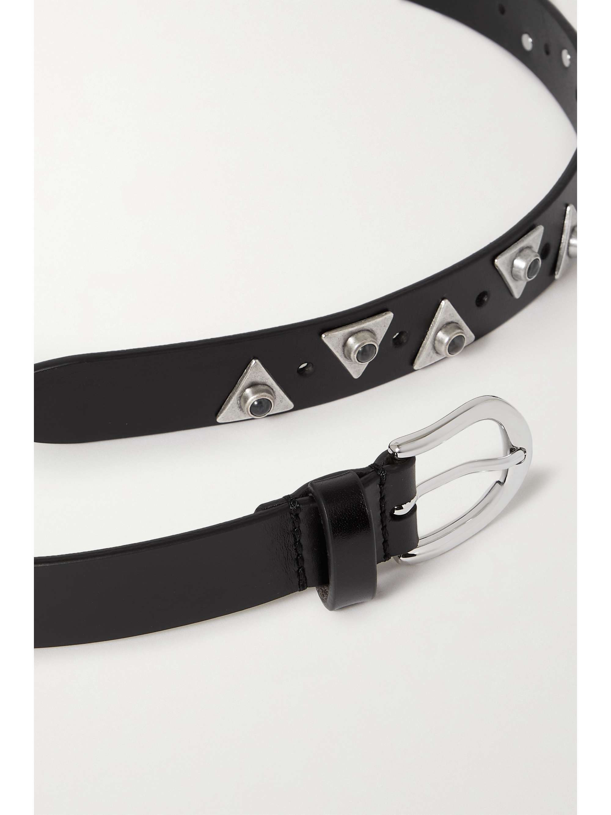 ISABEL MARANT Zatri embellished leather belt