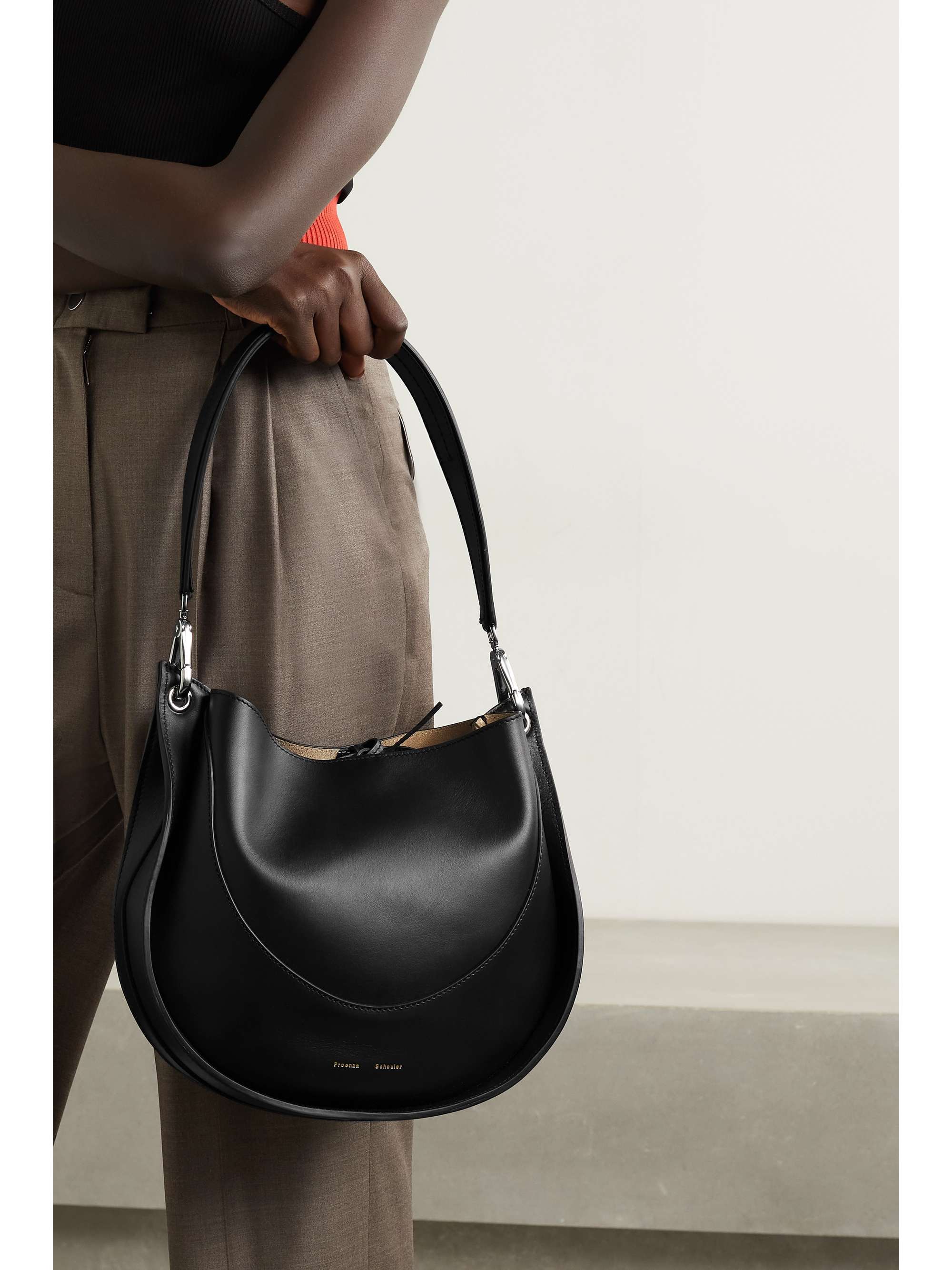 Black Arch small leather shoulder bag | PROENZA SCHOULER | NET-A-PORTER