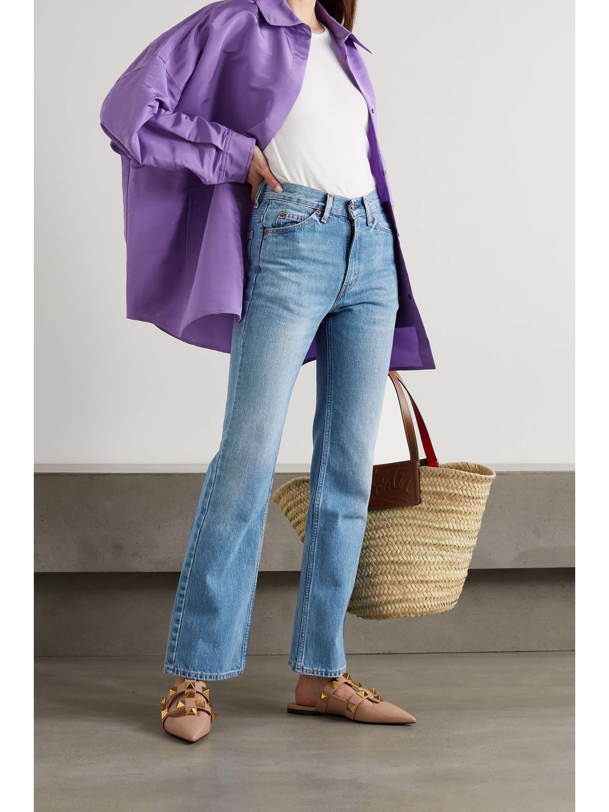 VALENTINO + Levi's Re-Edition 517 high-rise bootcut jeans | NET-A-PORTER